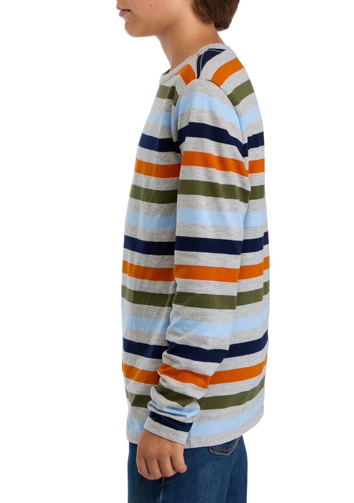 Boys 8-20 Striped Crew Neck T-Shirt 