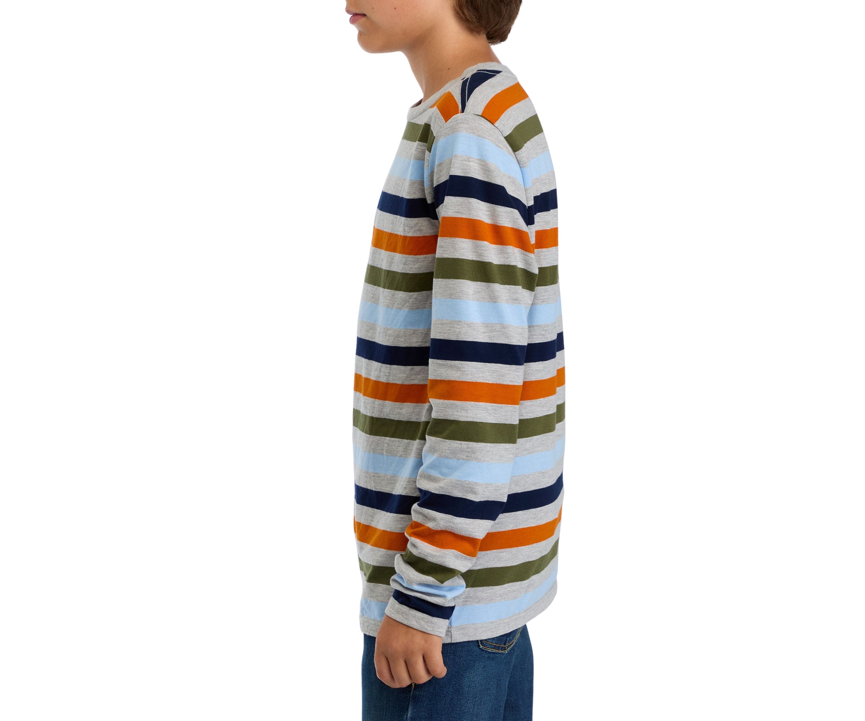 Boys 8-20 Striped Crew Neck T-Shirt 