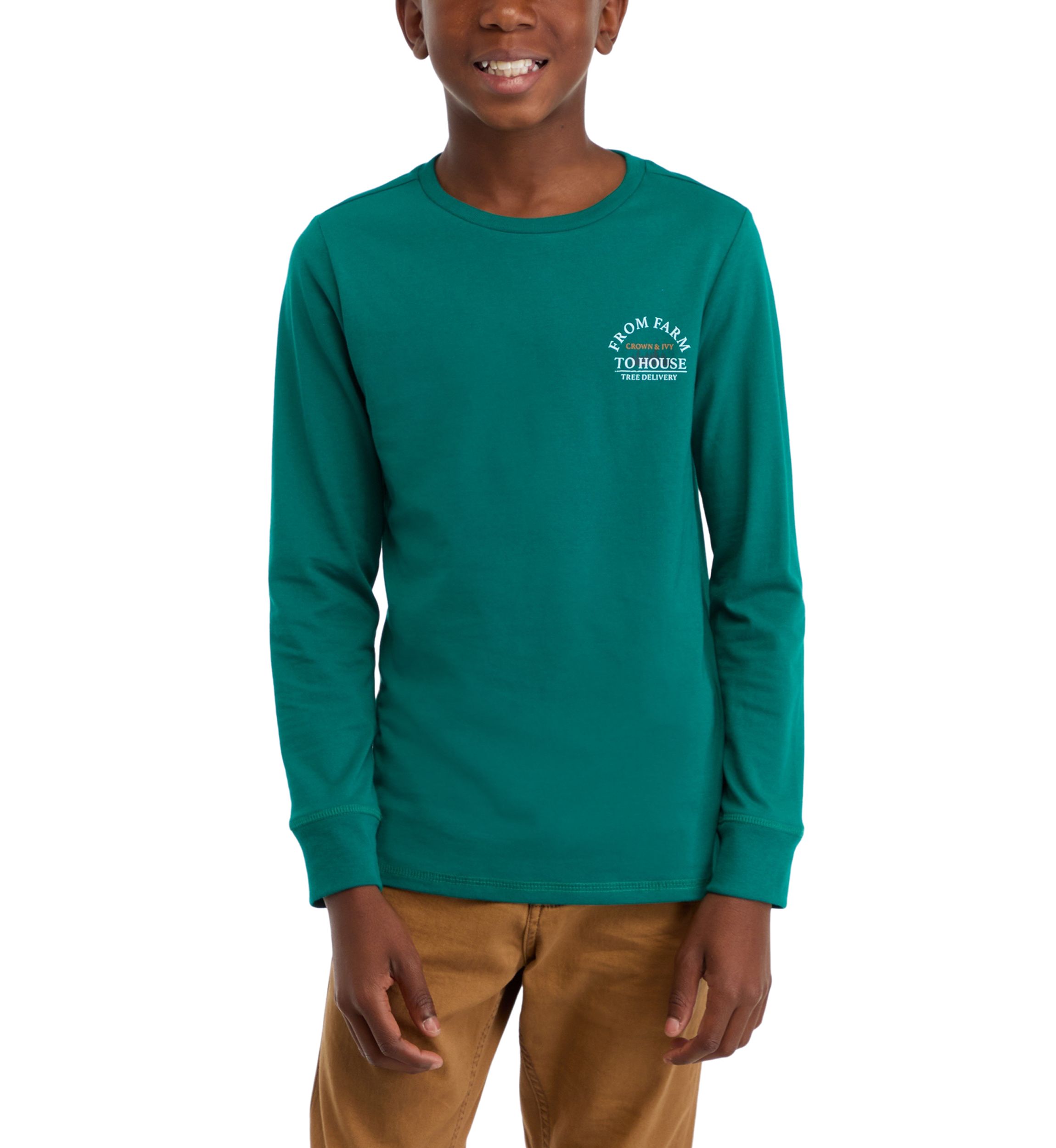 Boys 8-20 Long Sleeve Graphic T-Shirt