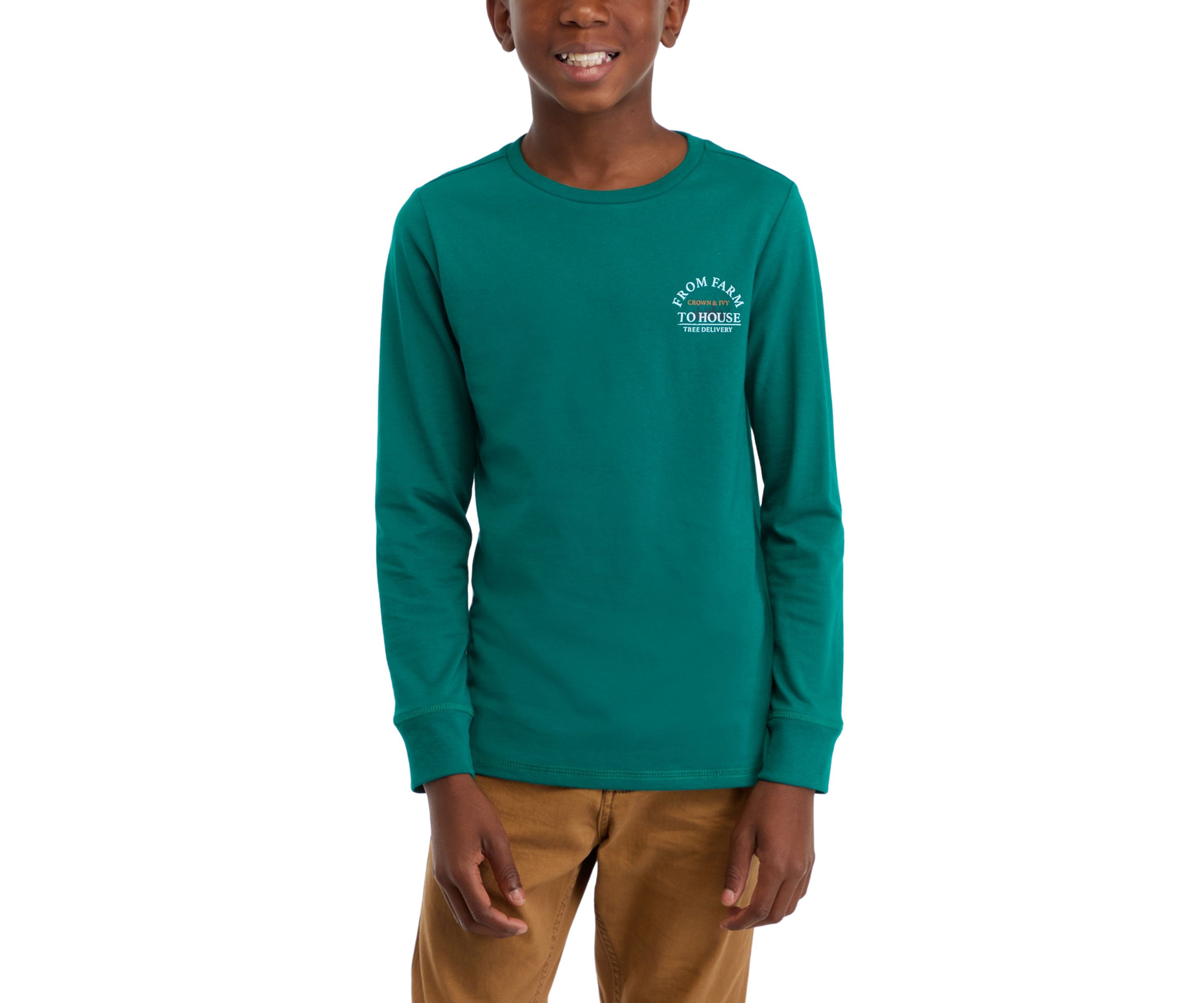Boys 8-20 Long Sleeve Graphic T-Shirt