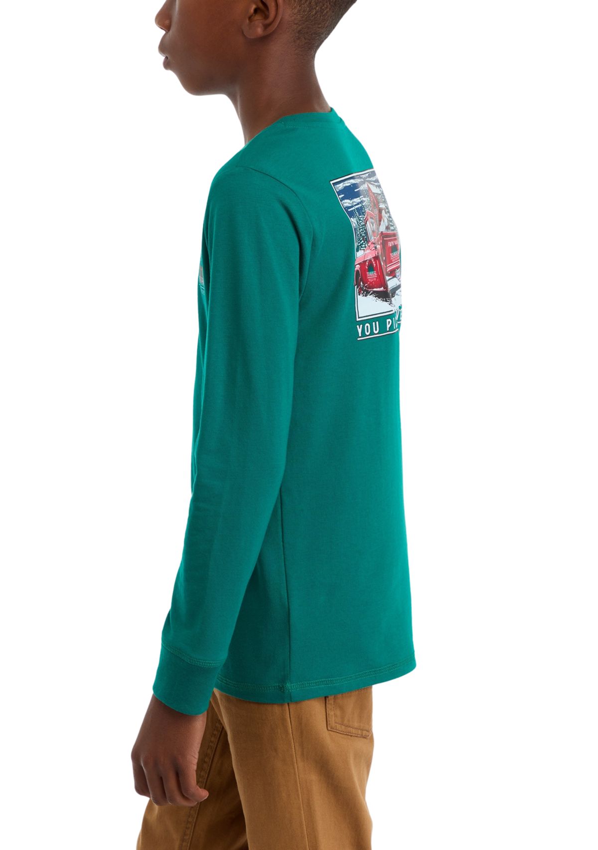 Boys 8-20 Long Sleeve Graphic T-Shirt