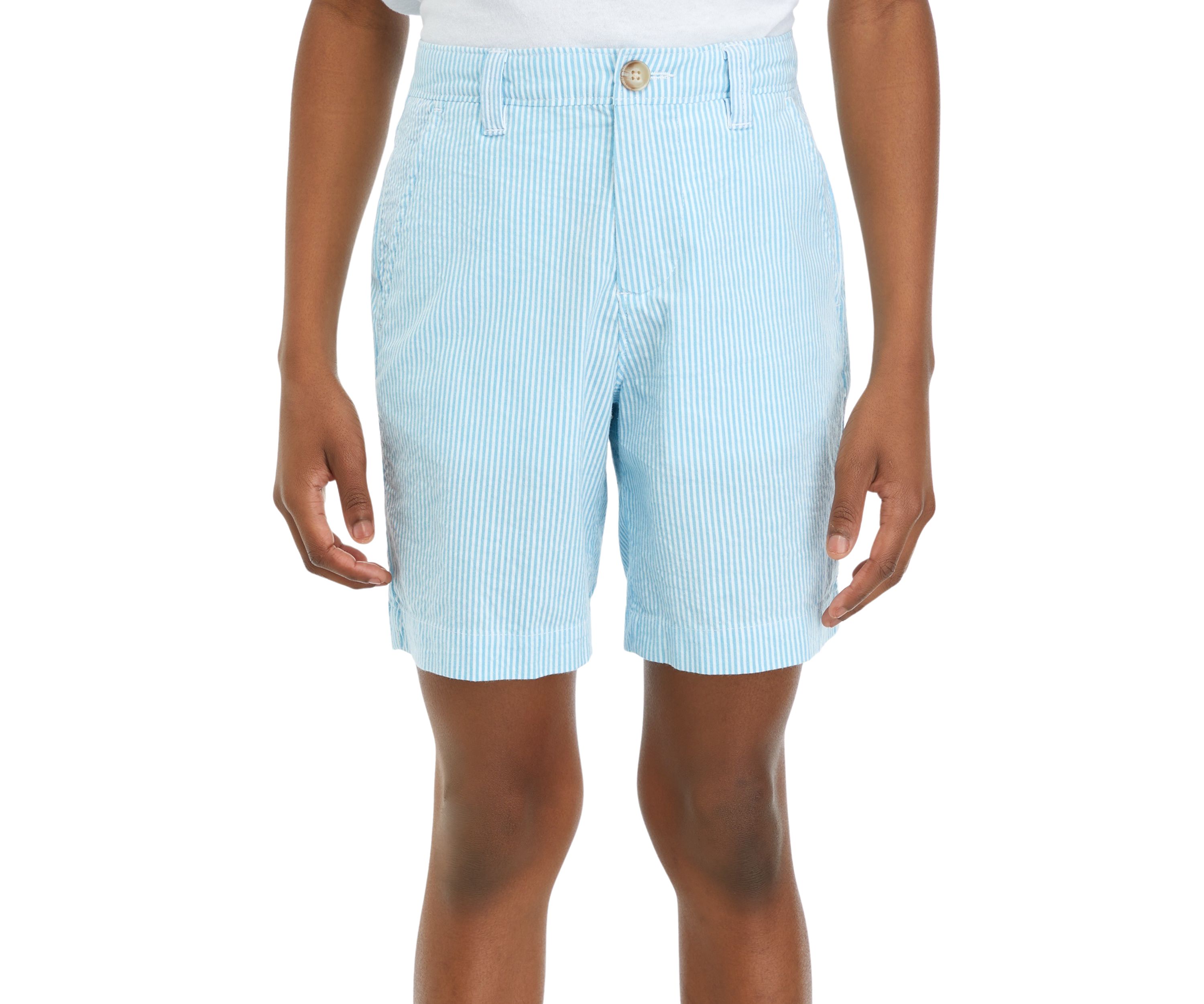 Boys 8-20 Striped Seersucker Shorts