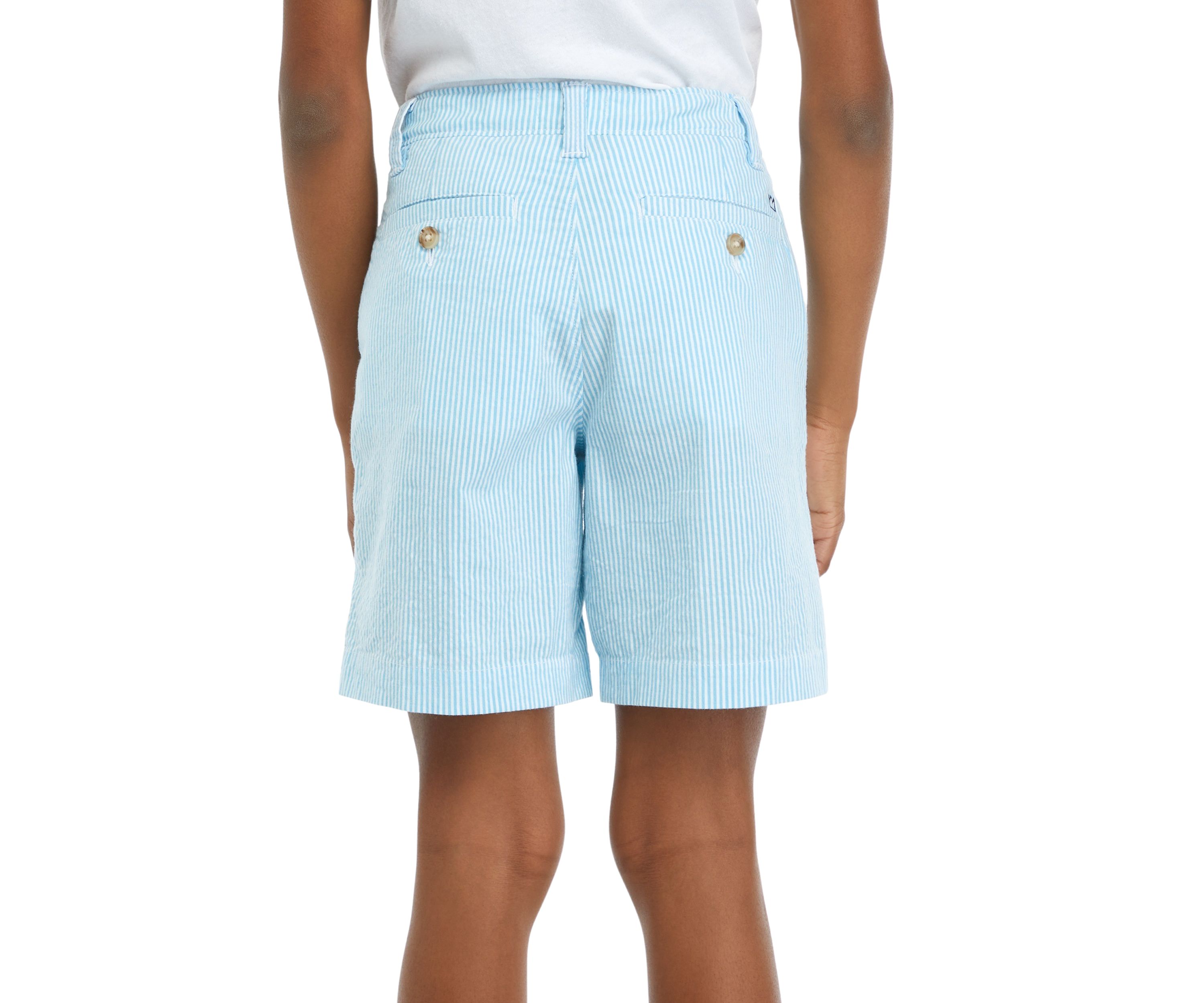 Boys 8-20 Striped Seersucker Shorts