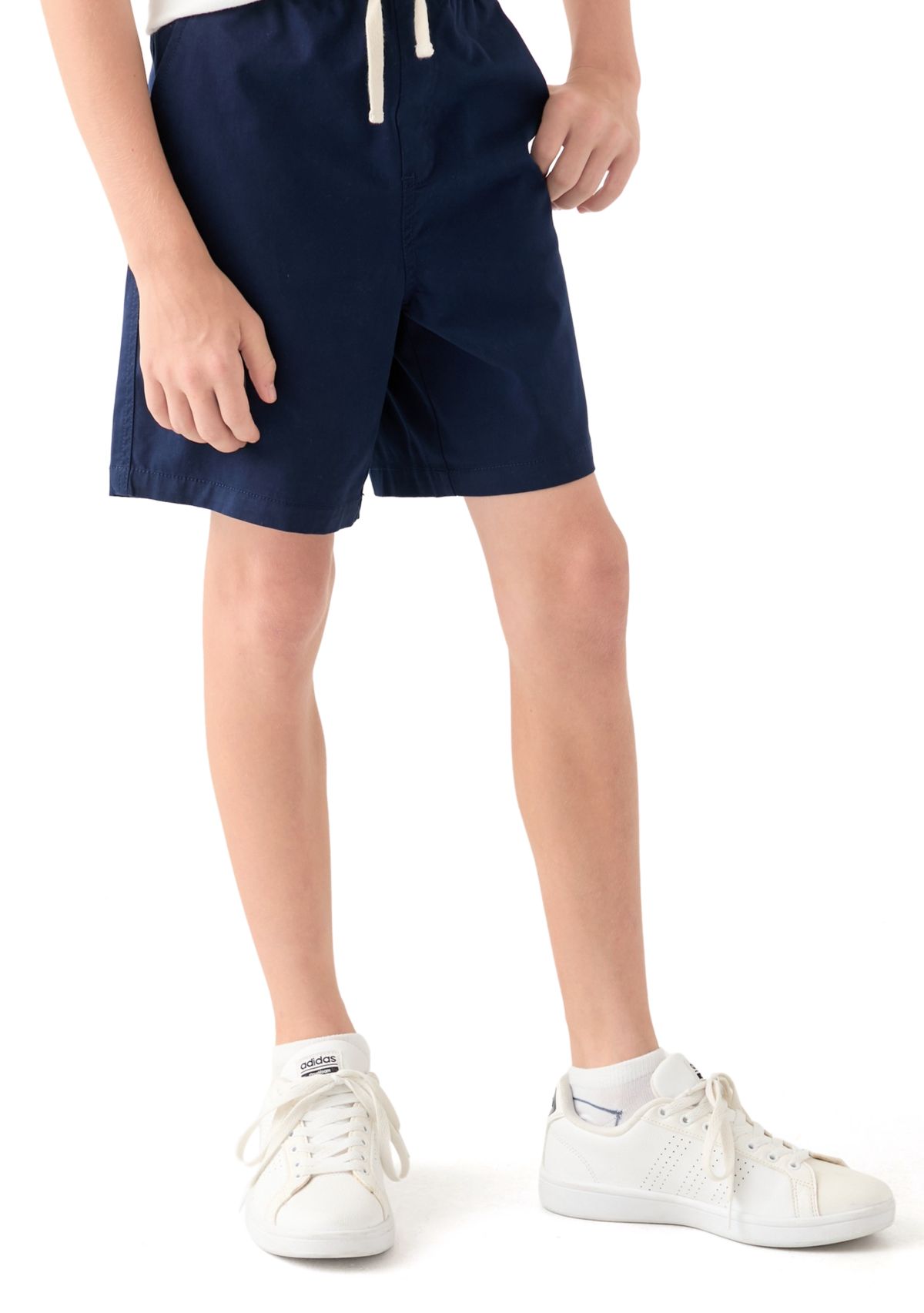 Boys 8-20 Solid Twill Deck Shorts