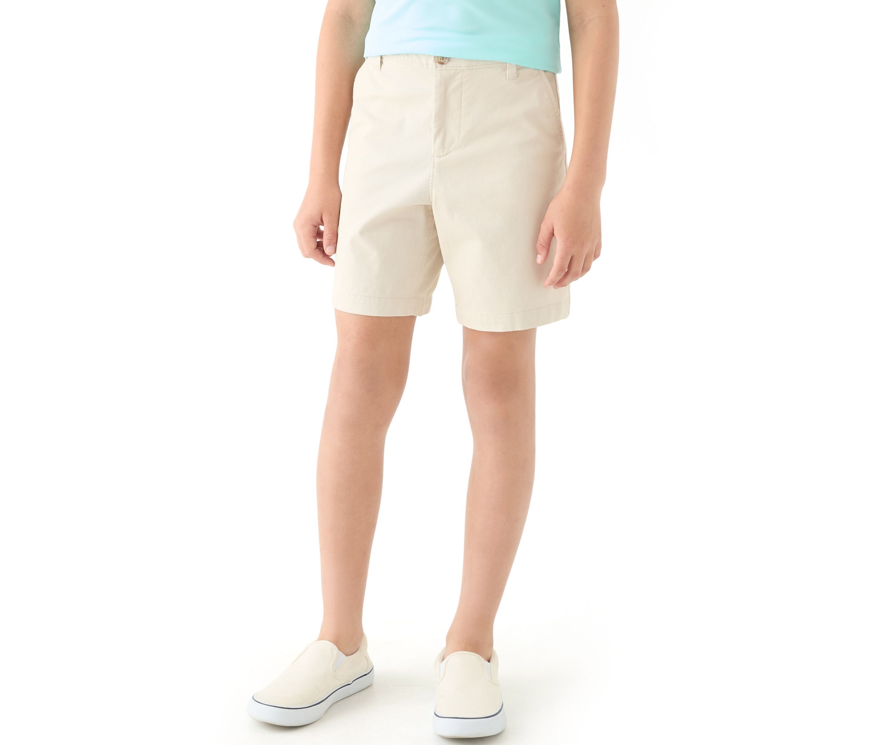 Boys 8-20 Twill Solid Shorts