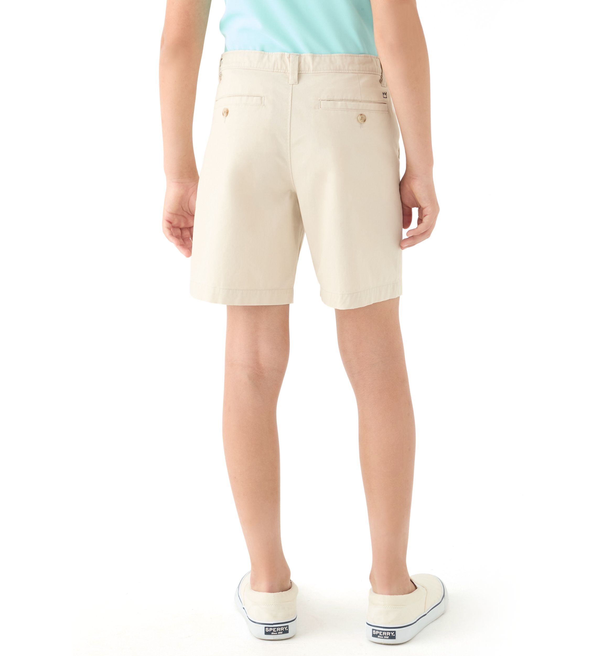 Boys 8-20 Twill Solid Shorts