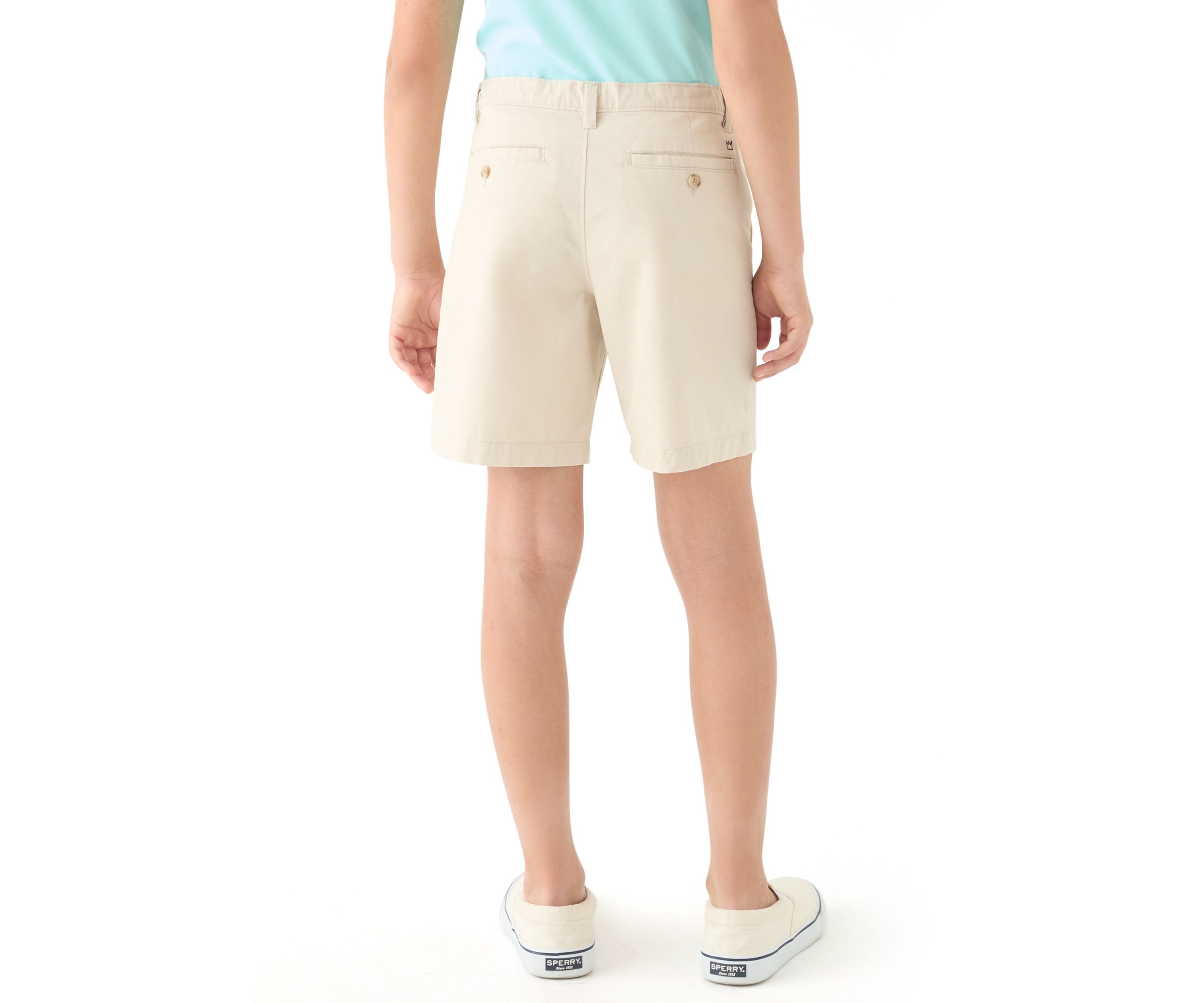 Boys 8-20 Twill Solid Shorts
