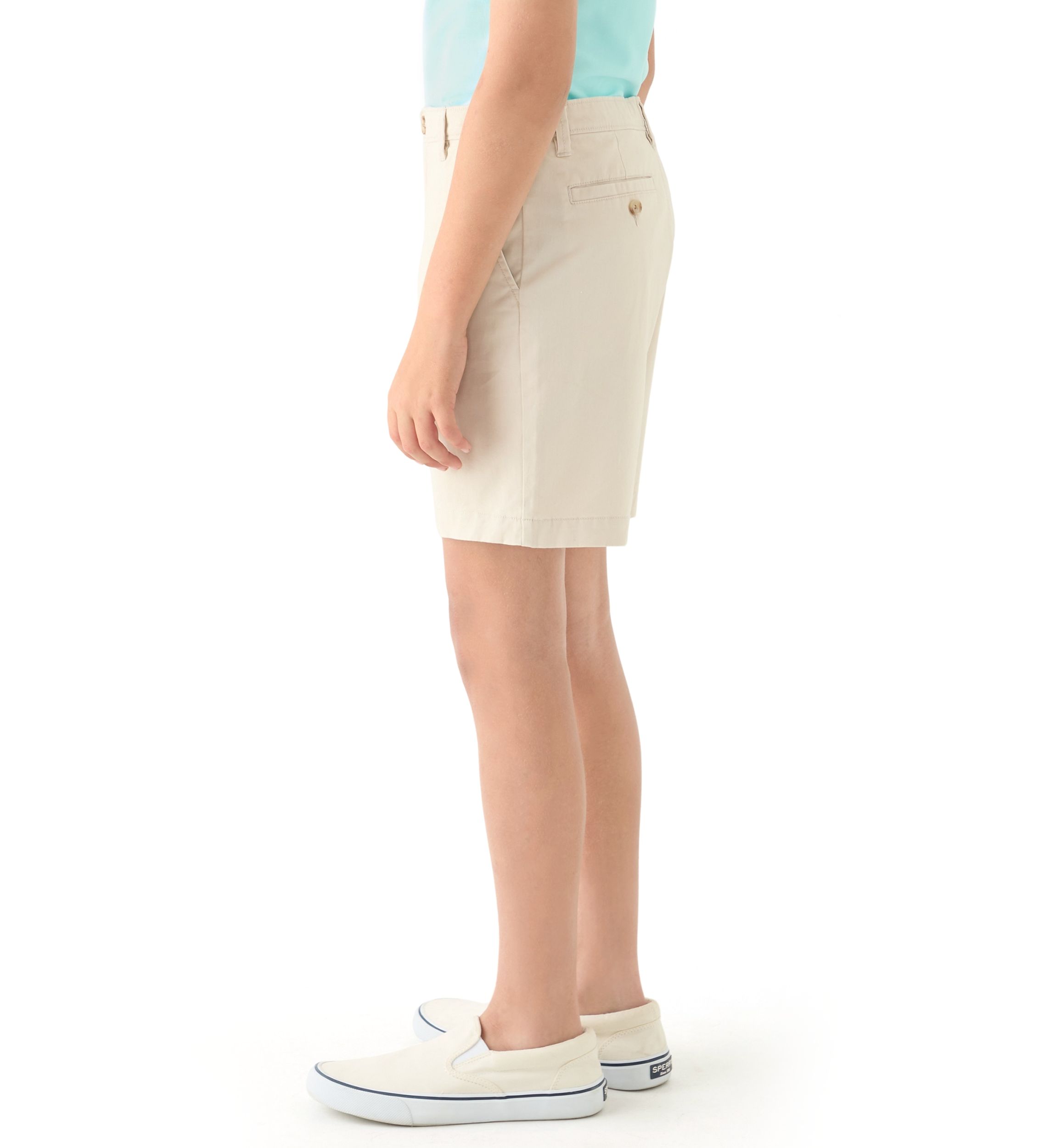 Boys 8-20 Twill Solid Shorts
