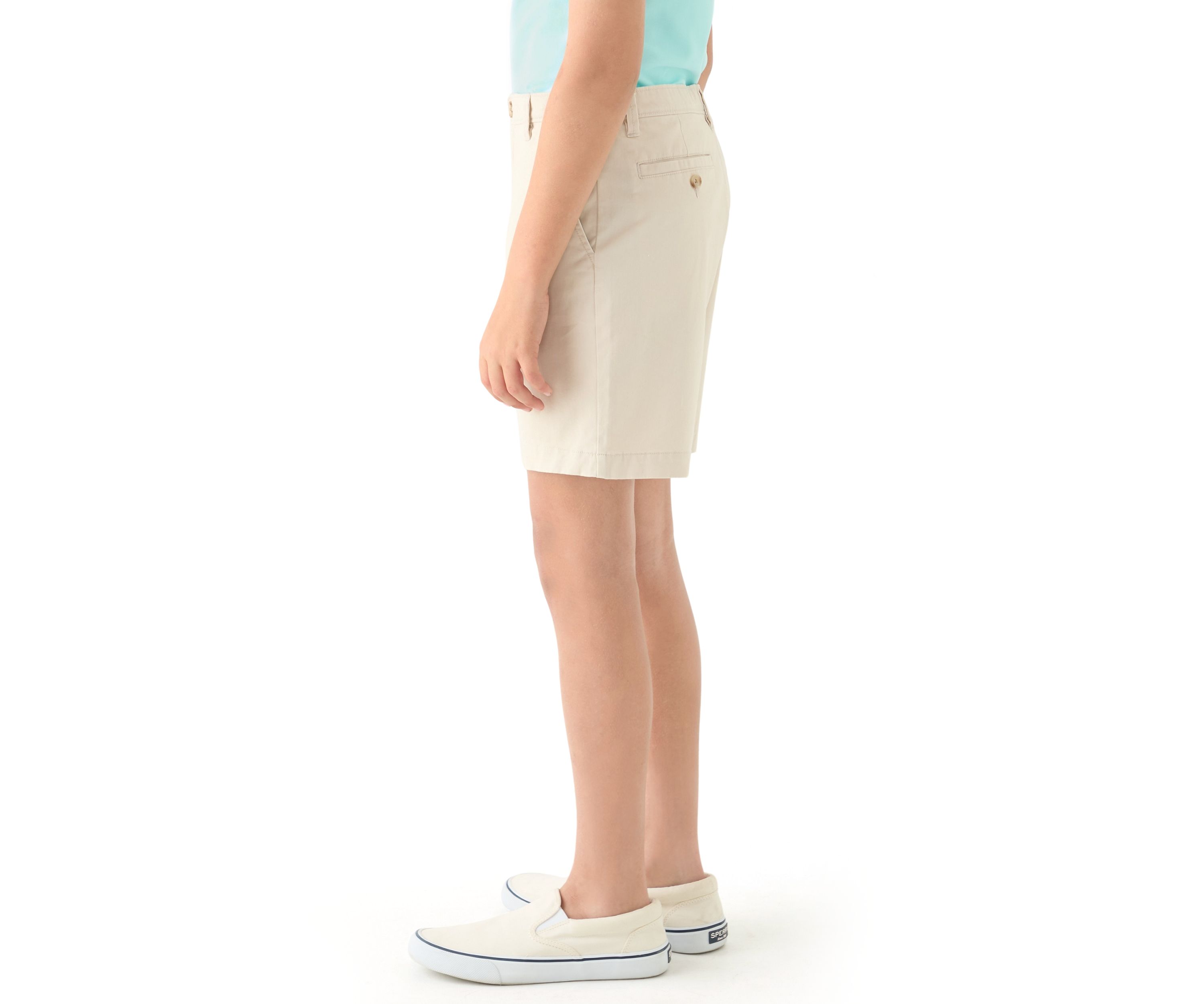 Boys 8-20 Twill Solid Shorts