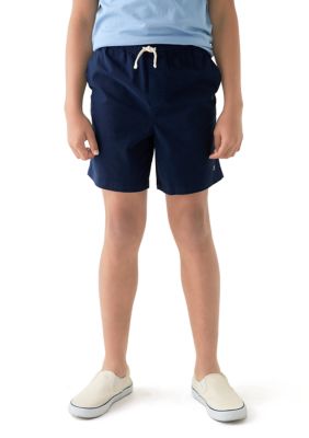 Crown & Ivy Boys 8-20 Twill Deck Shorts, Navy Blue, XL Husky
