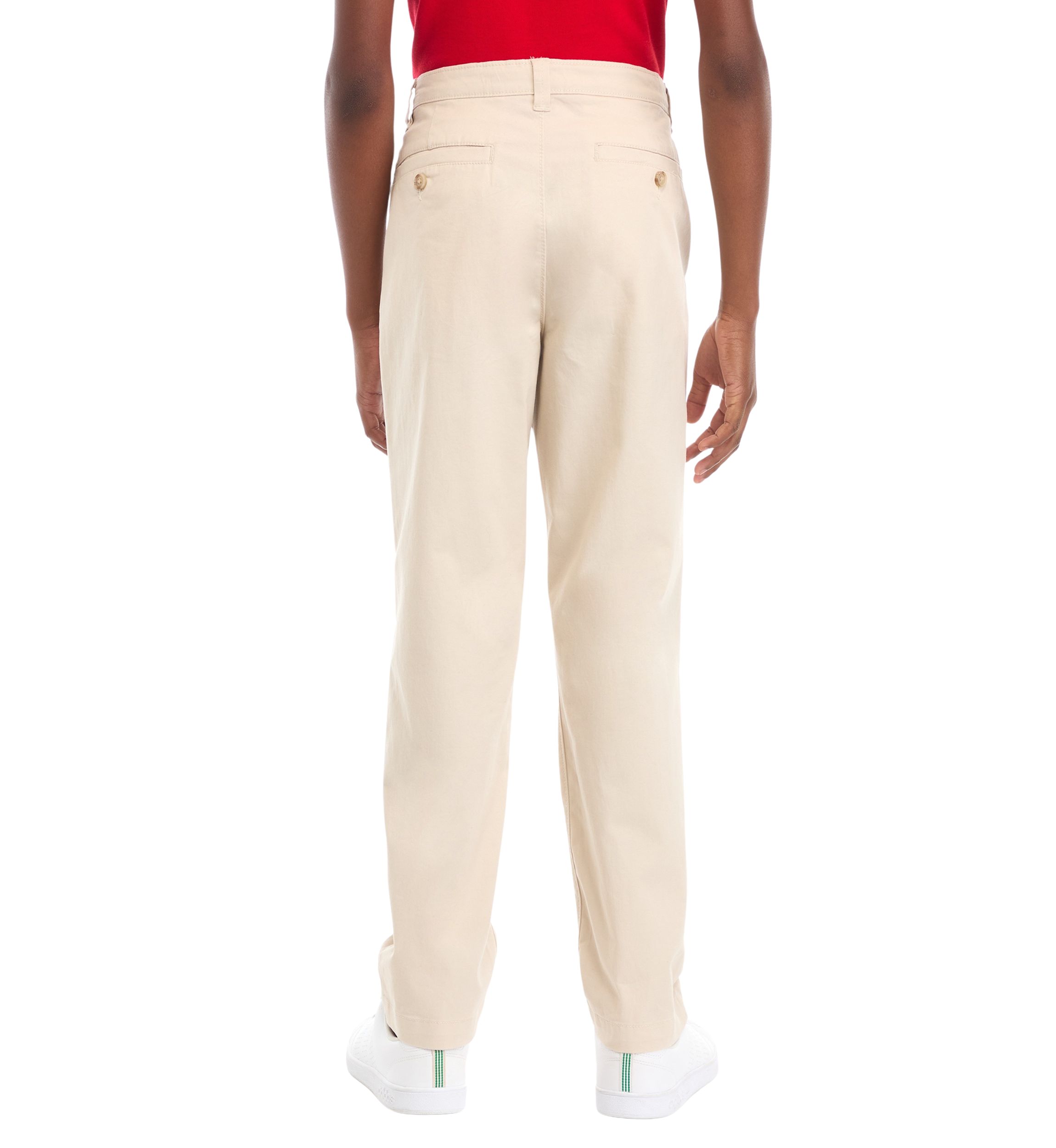 Boys 8-20 Husky Twill Solid Pants