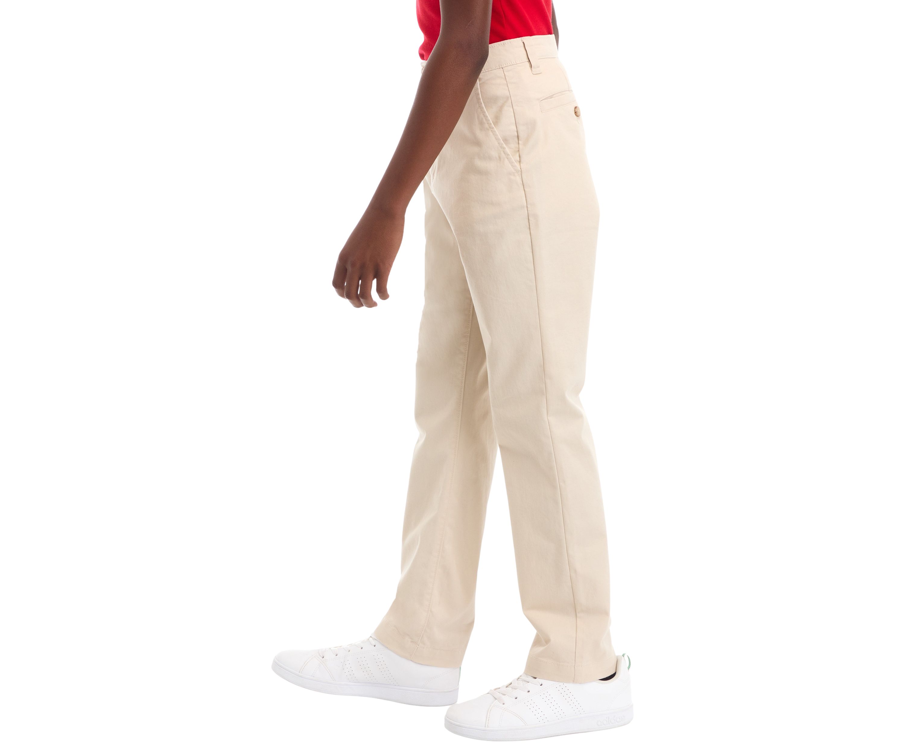 Boys 8-20 Husky Twill Solid Pants