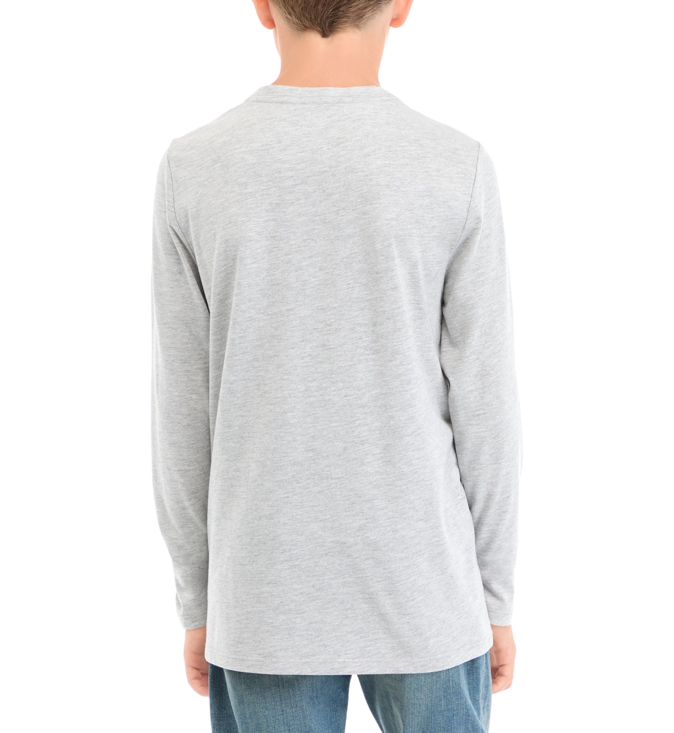 Boys 8-20 Long Sleeve Heather T-Shirt