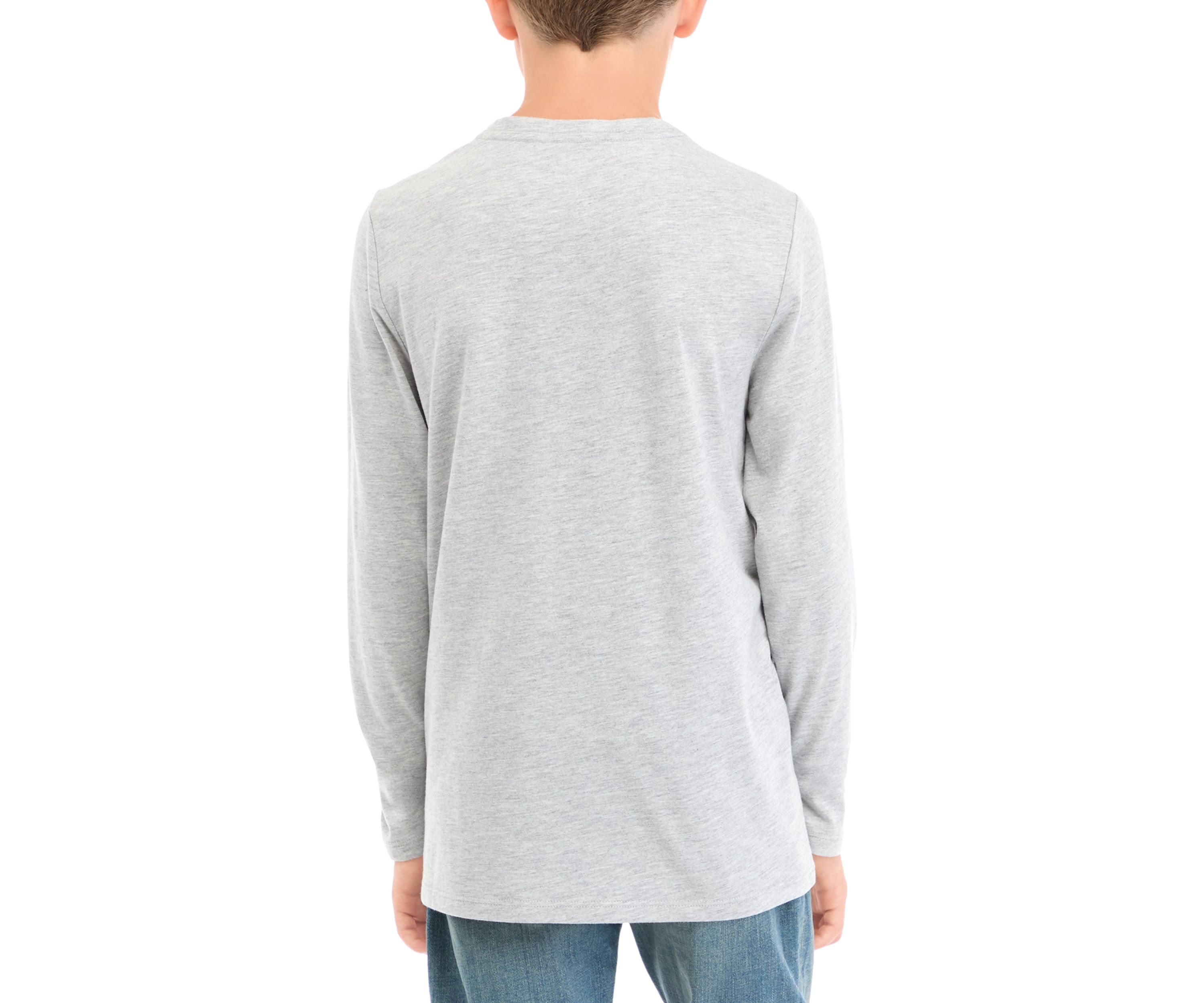 Boys 8-20 Long Sleeve Heather T-Shirt