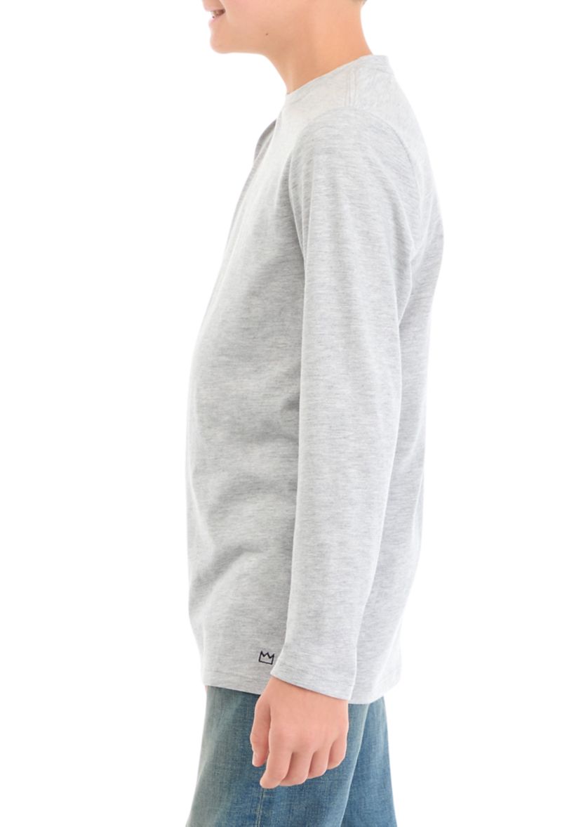 Boys 8-20 Long Sleeve Heather T-Shirt