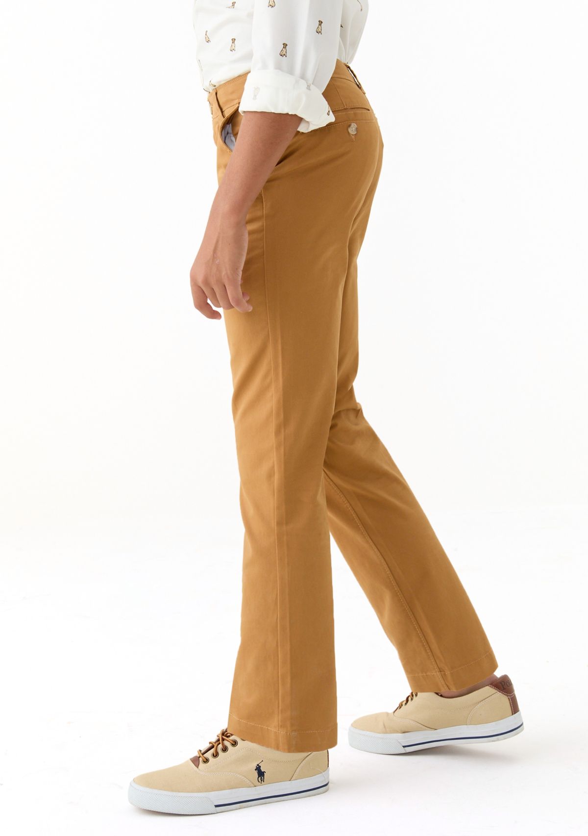 Boys 8-20 Twill Solid Pants