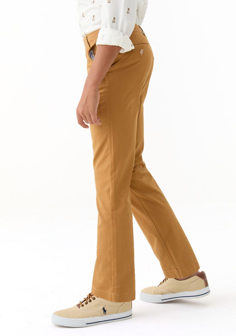 Boys 8-20 Twill Solid Pants