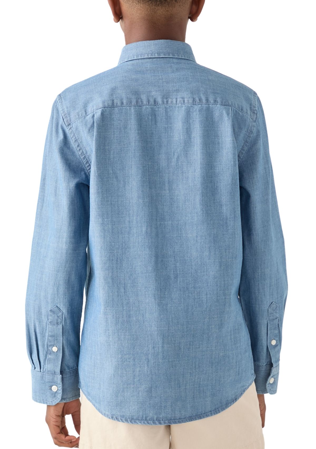 Boys 8-20 Chambray Button Down Shirt