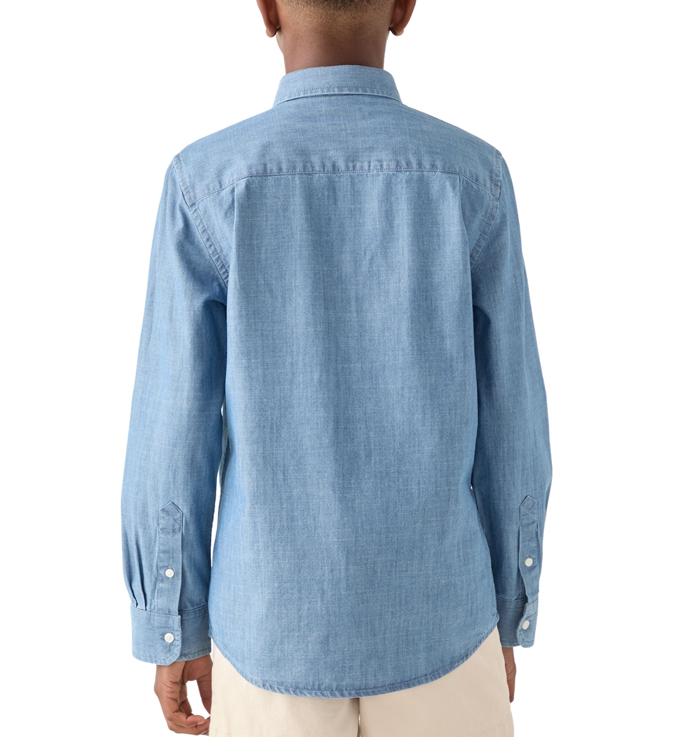 Boys 8-20 Chambray Button Down Shirt