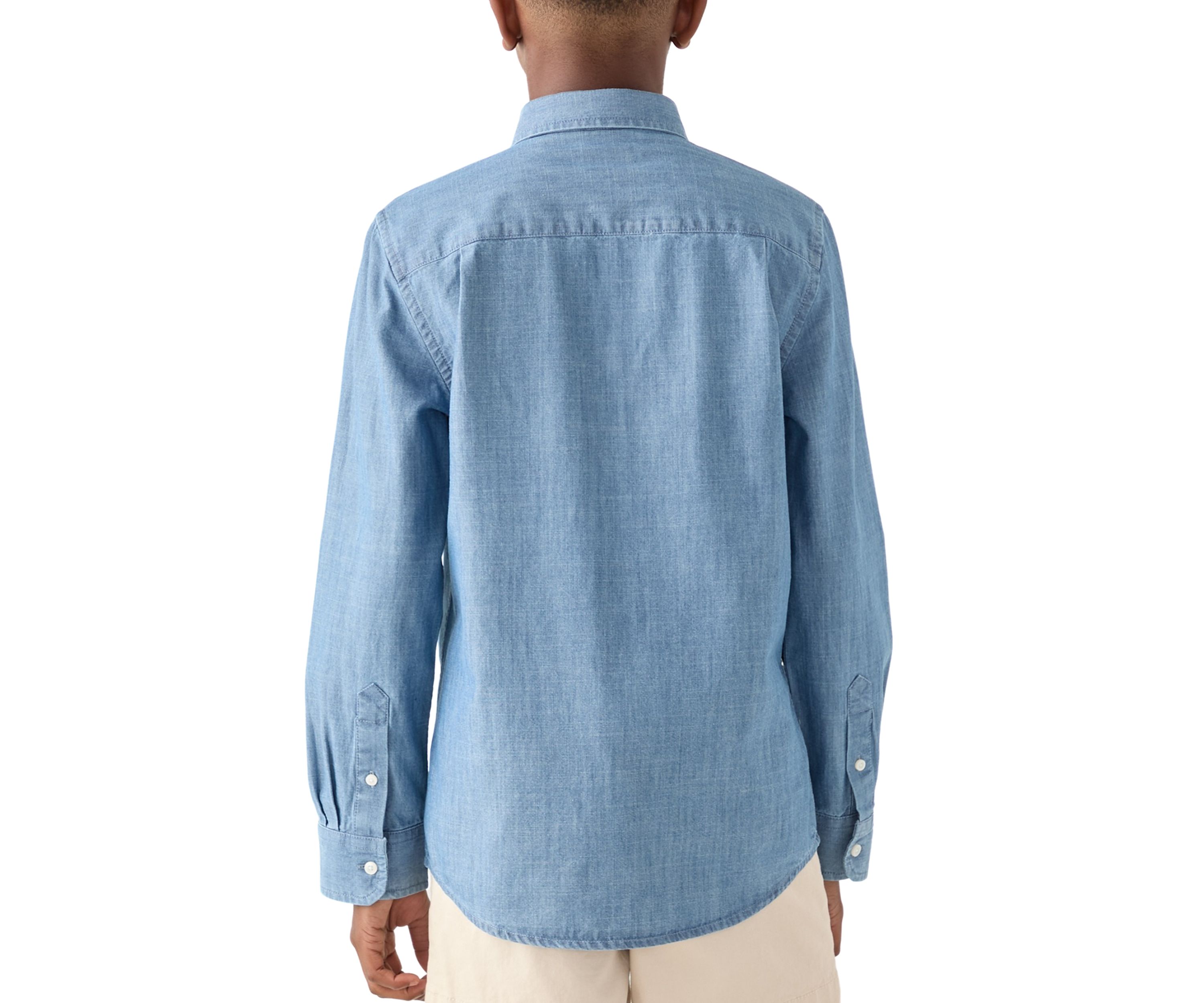 Boys 8-20 Chambray Button Down Shirt