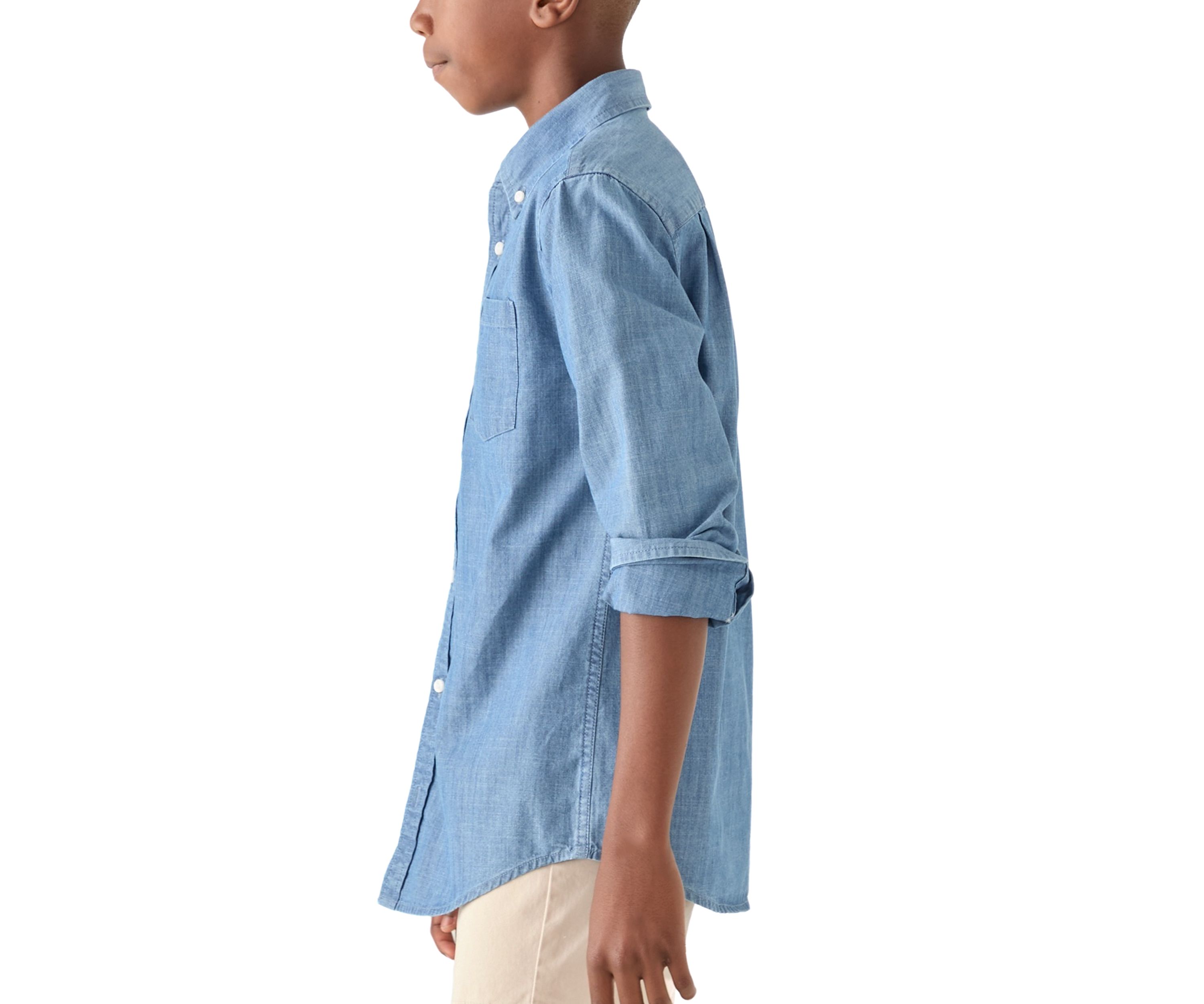 Boys 8-20 Chambray Button Down Shirt