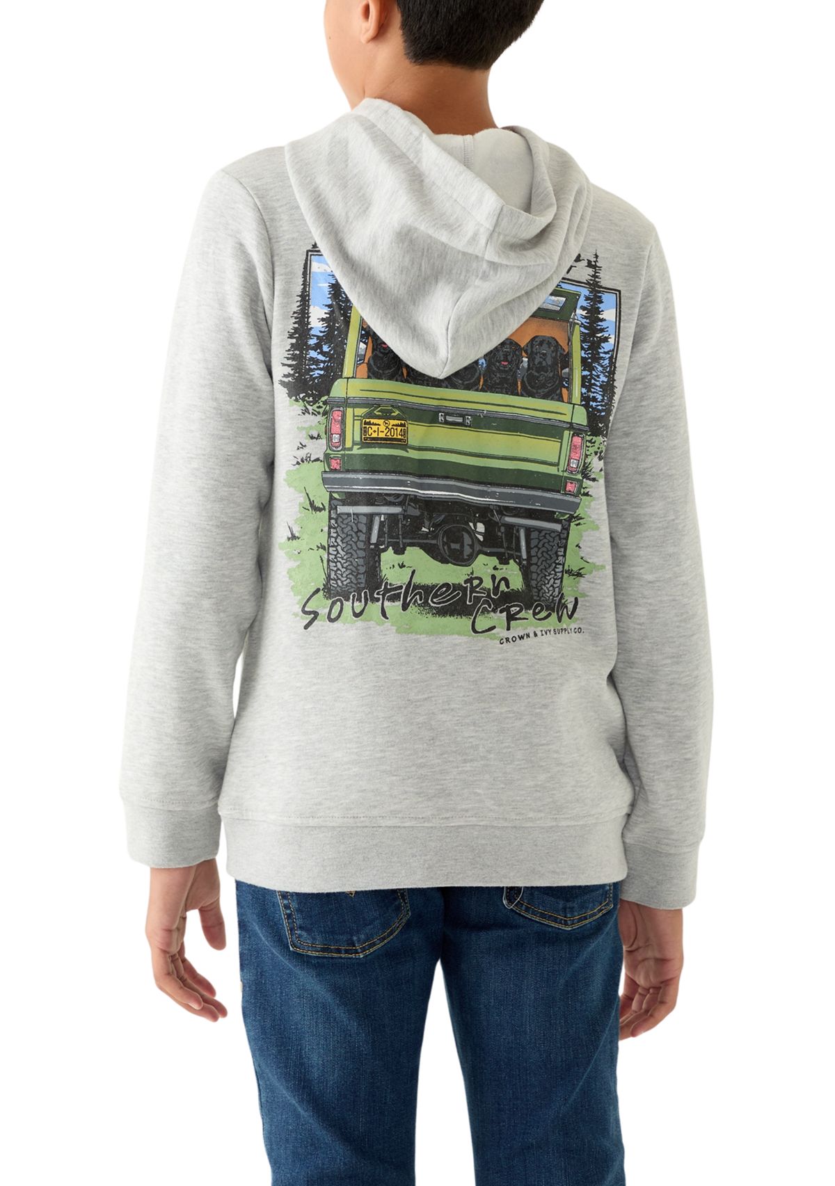 Boys 8-20 Long Sleeve Graphic Hoodie 