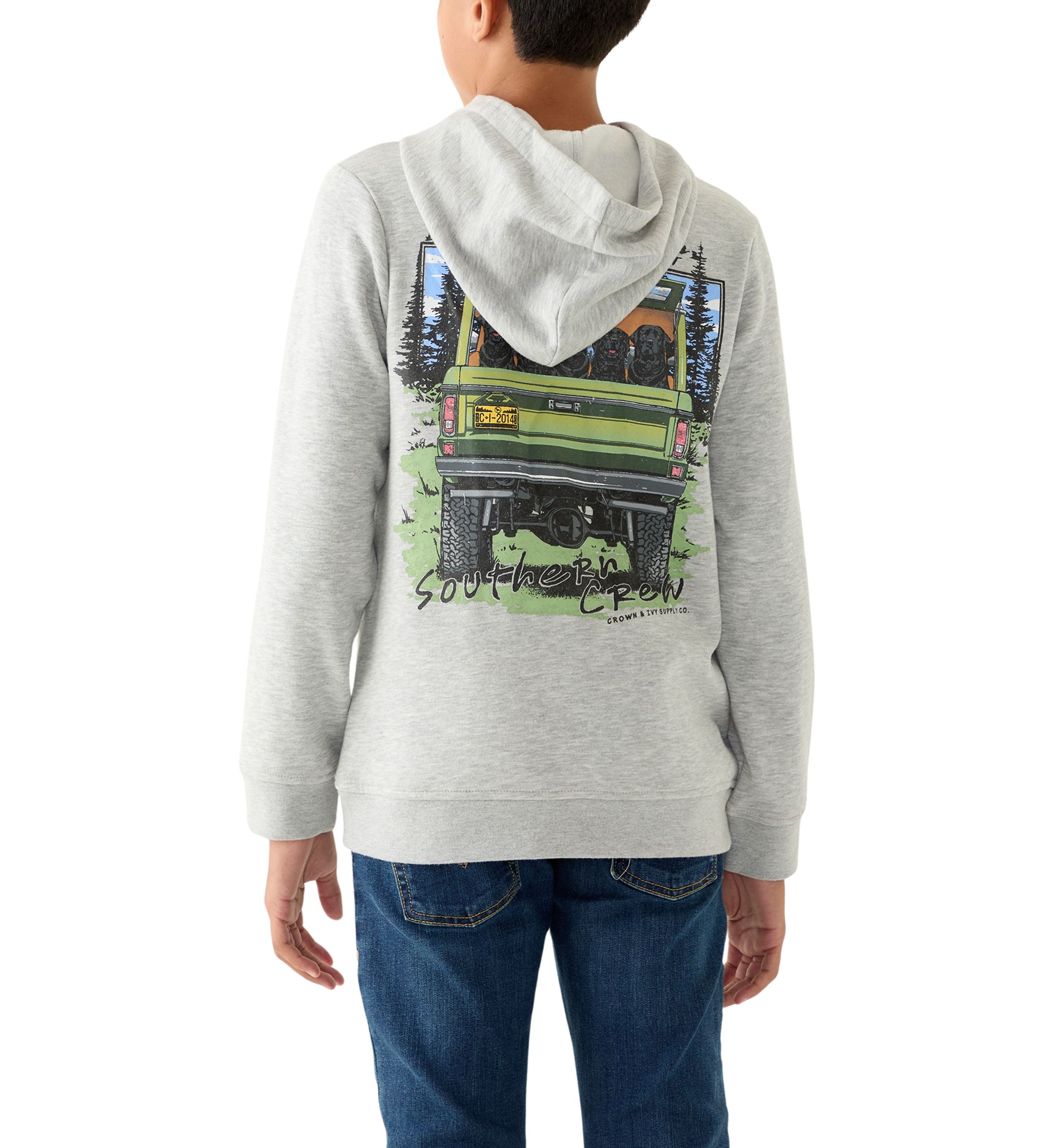 Boys 8-20 Long Sleeve Graphic Hoodie 
