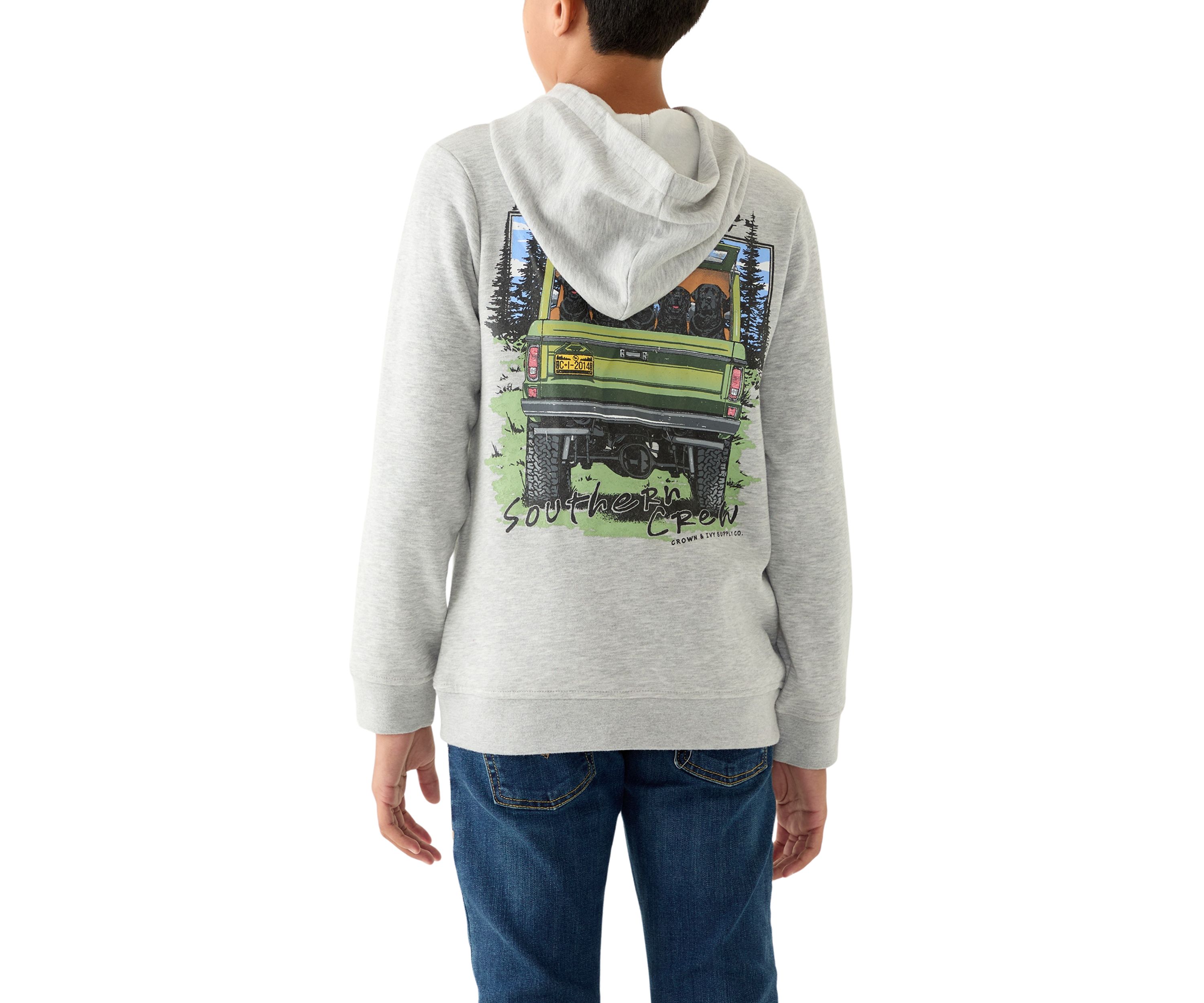 Boys 8-20 Long Sleeve Graphic Hoodie 