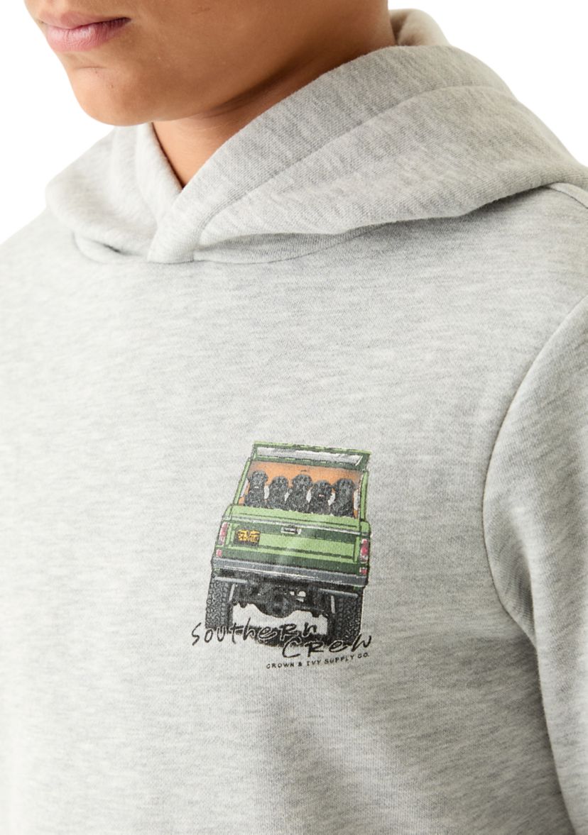 Boys 8-20 Long Sleeve Graphic Hoodie 