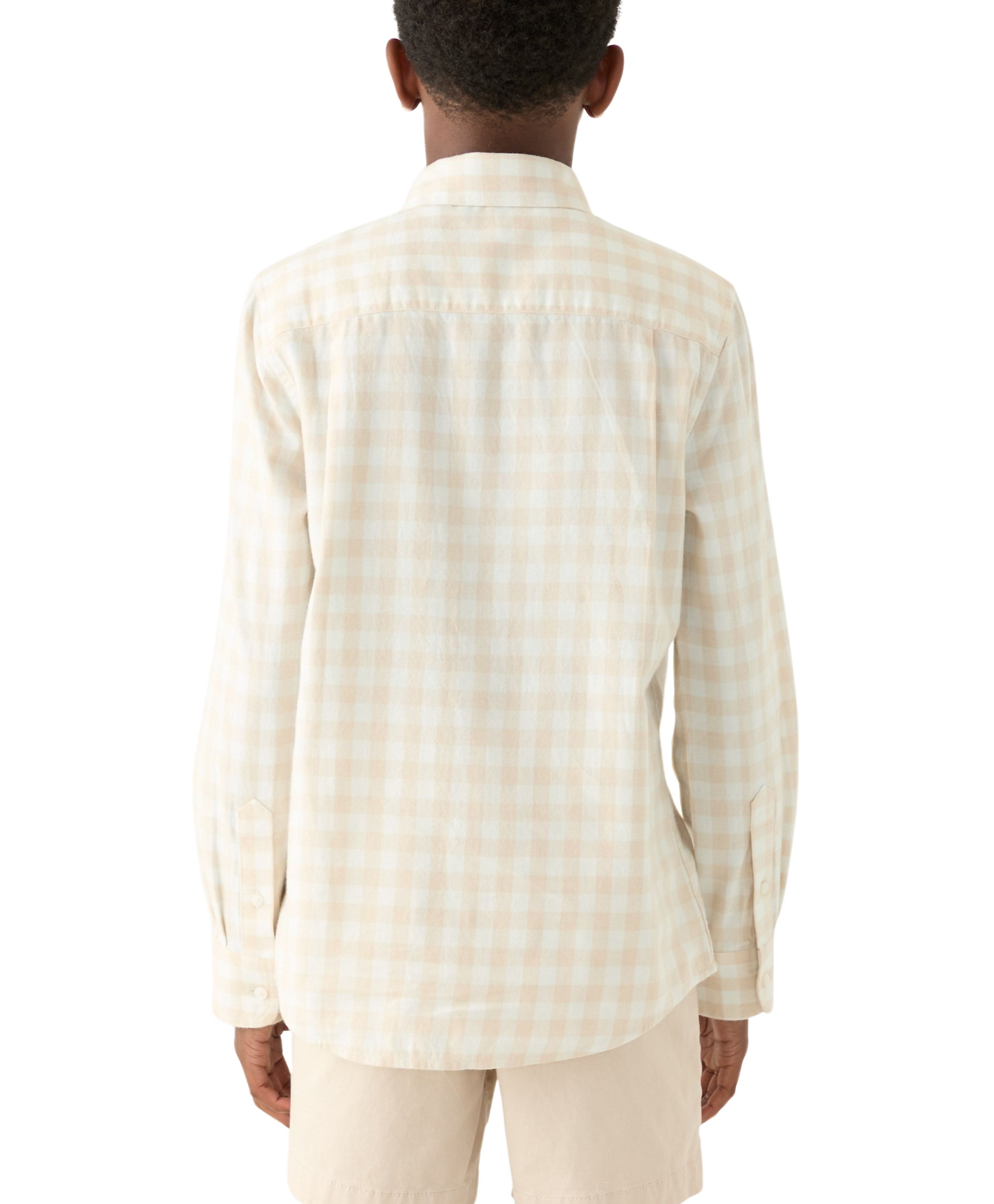 Boys 8-20 Yarn Dyed Twill Button Down Shirt
