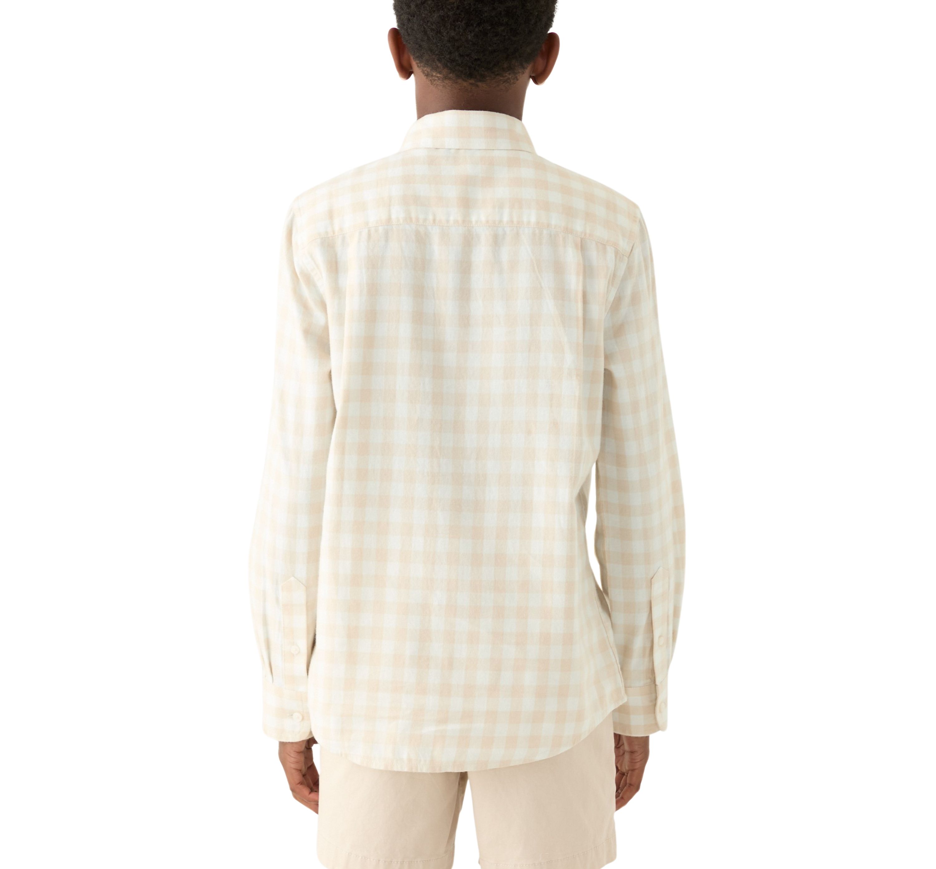 Boys 8-20 Yarn Dyed Twill Button Down Shirt