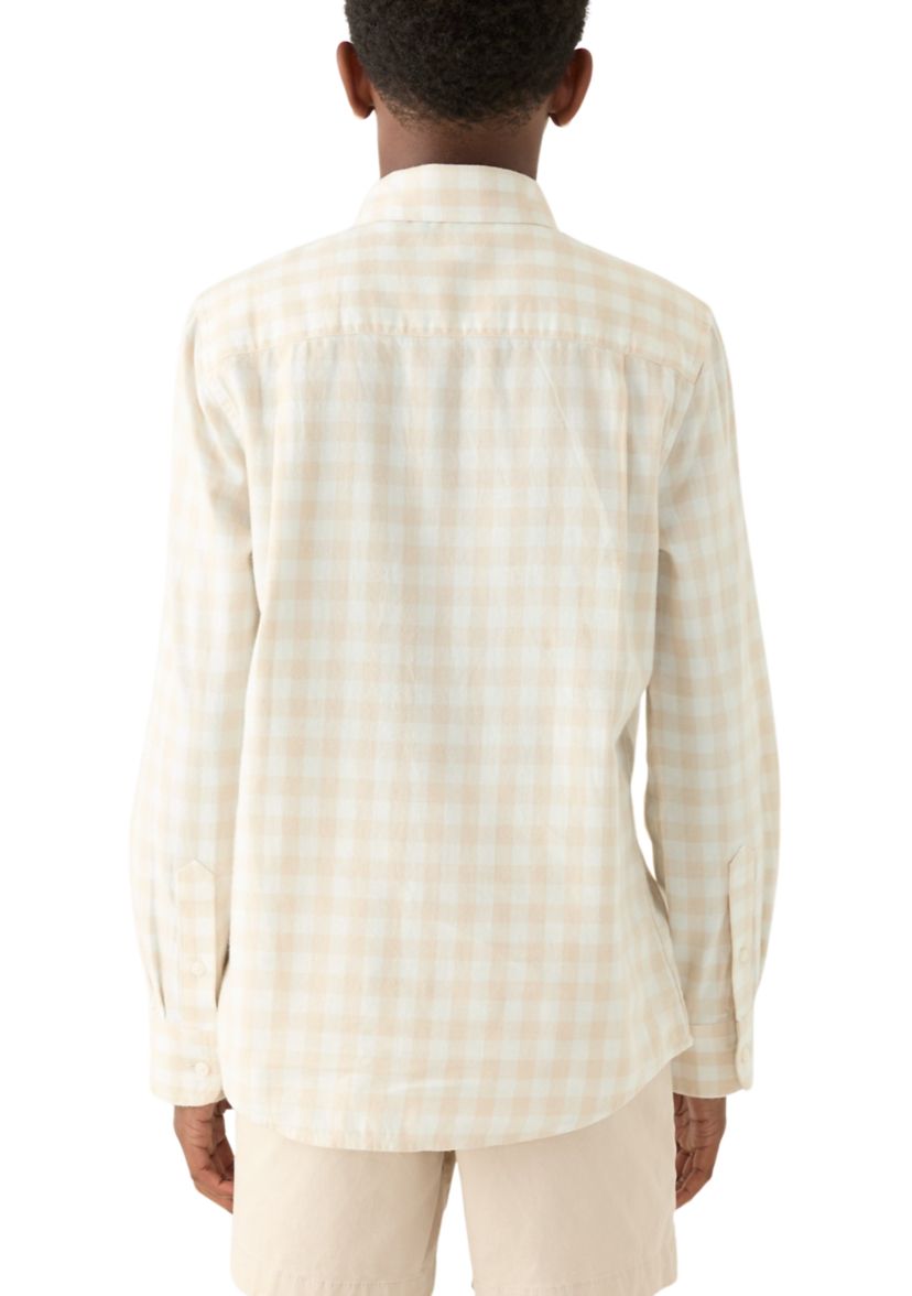 Boys 8-20 Yarn Dyed Twill Button Down Shirt