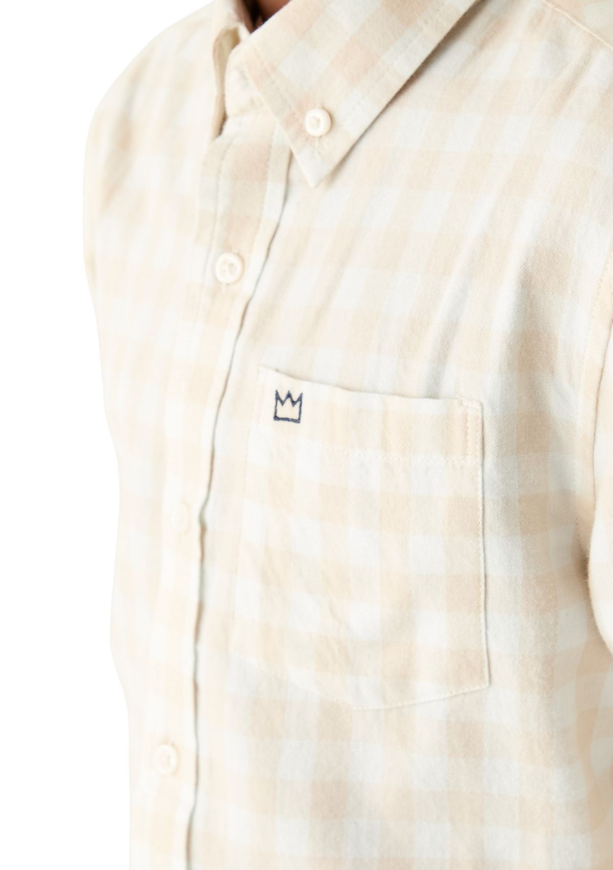 Boys 8-20 Yarn Dyed Twill Button Down Shirt