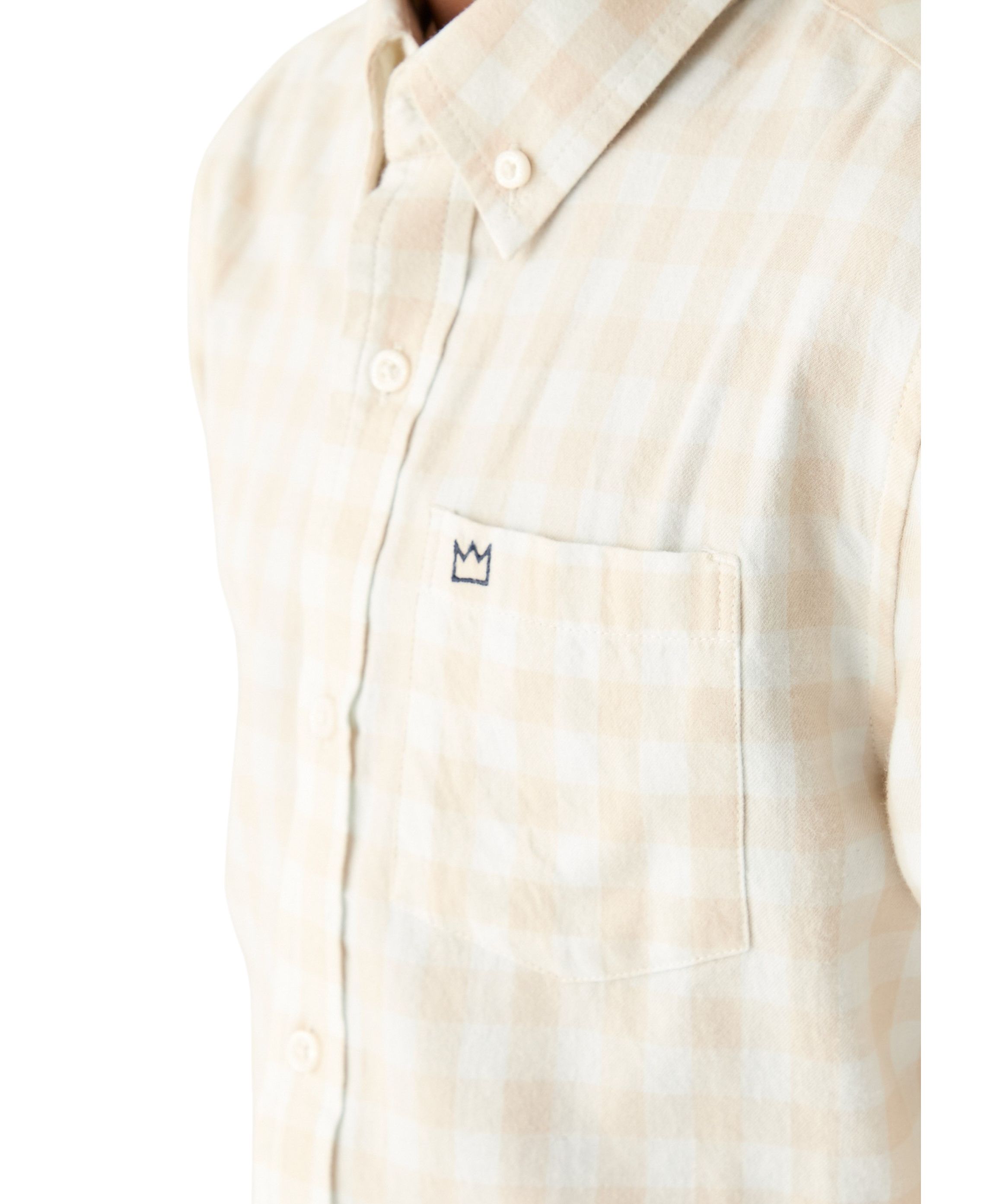 Boys 8-20 Yarn Dyed Twill Button Down Shirt