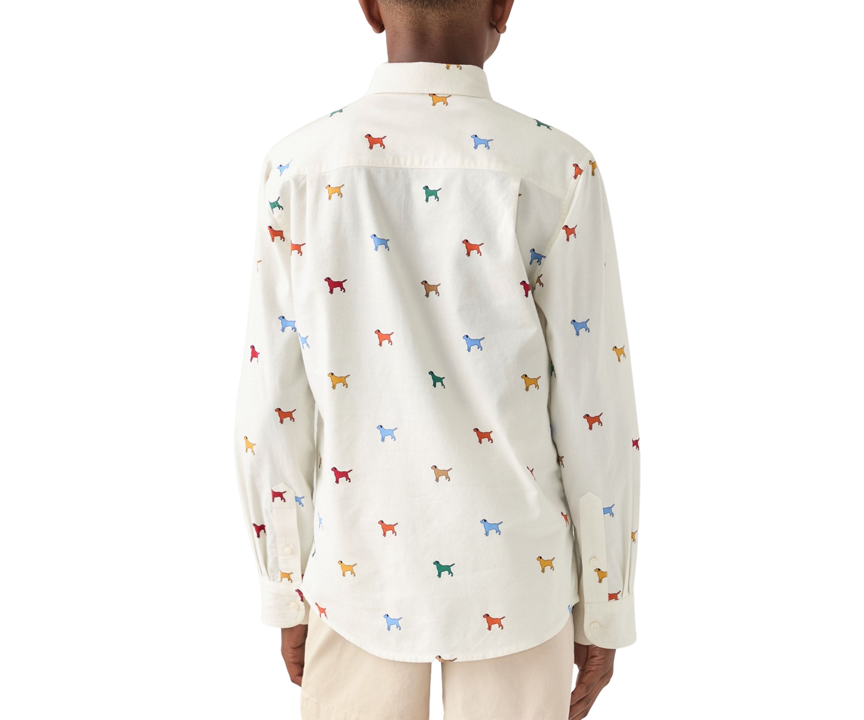 Boys 8-20 Twill Long Sleeve Button Down Shirt