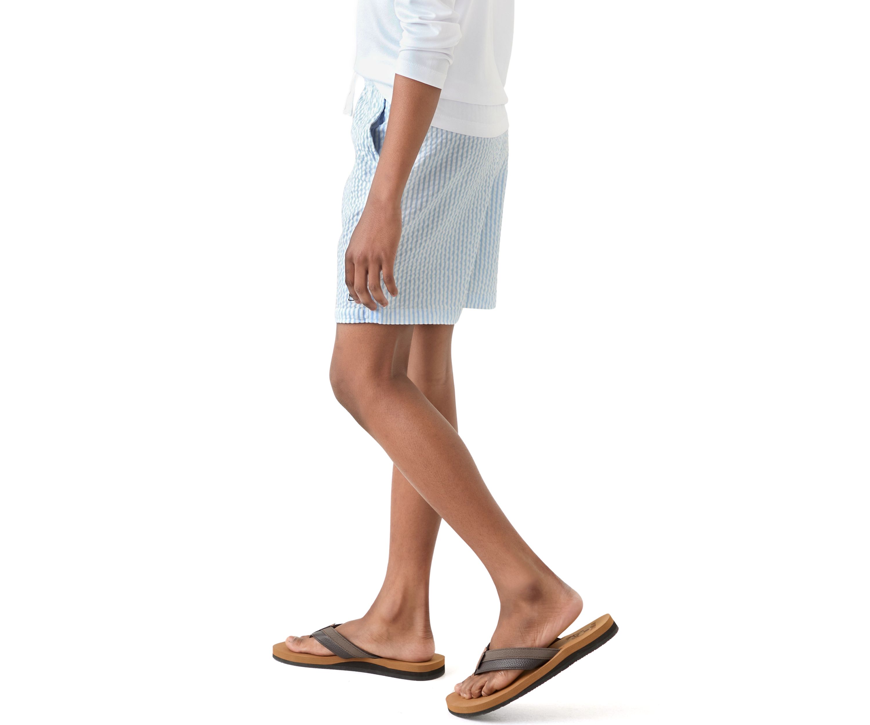 Boys 8-20 Seersucker Deck Shorts 