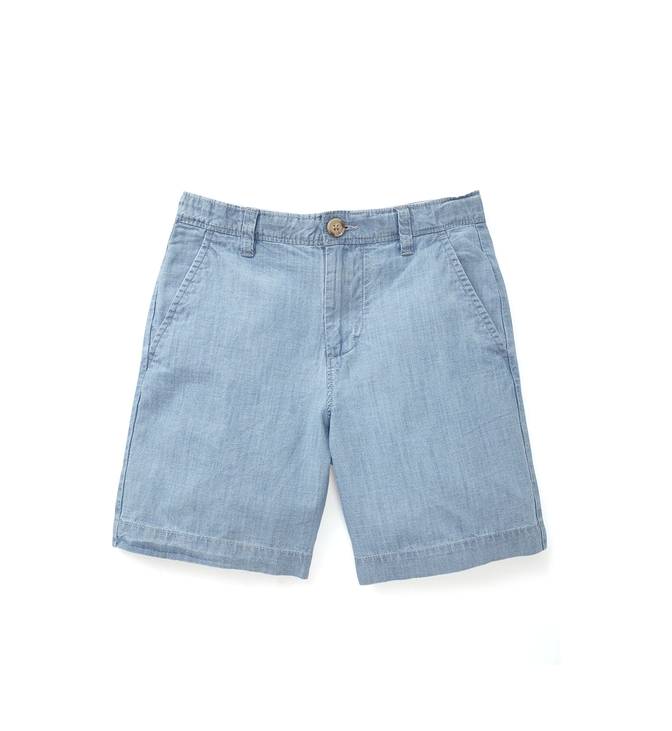 Boys 8-20 Chambray Flat Front Shorts