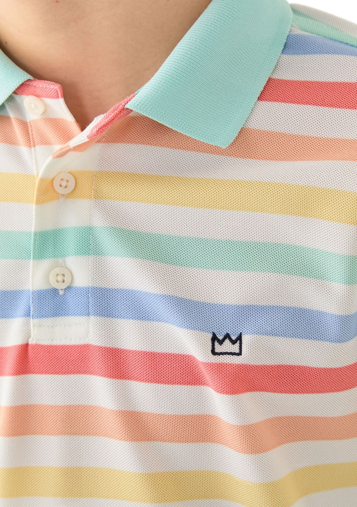 Boys 8-20 Stripe Performance Polo Shirt