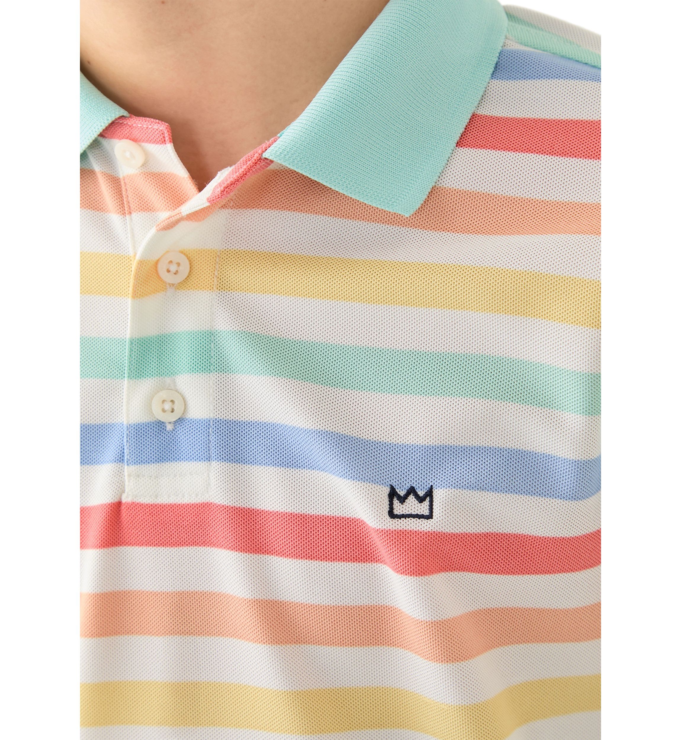 Boys 8-20 Stripe Performance Polo Shirt