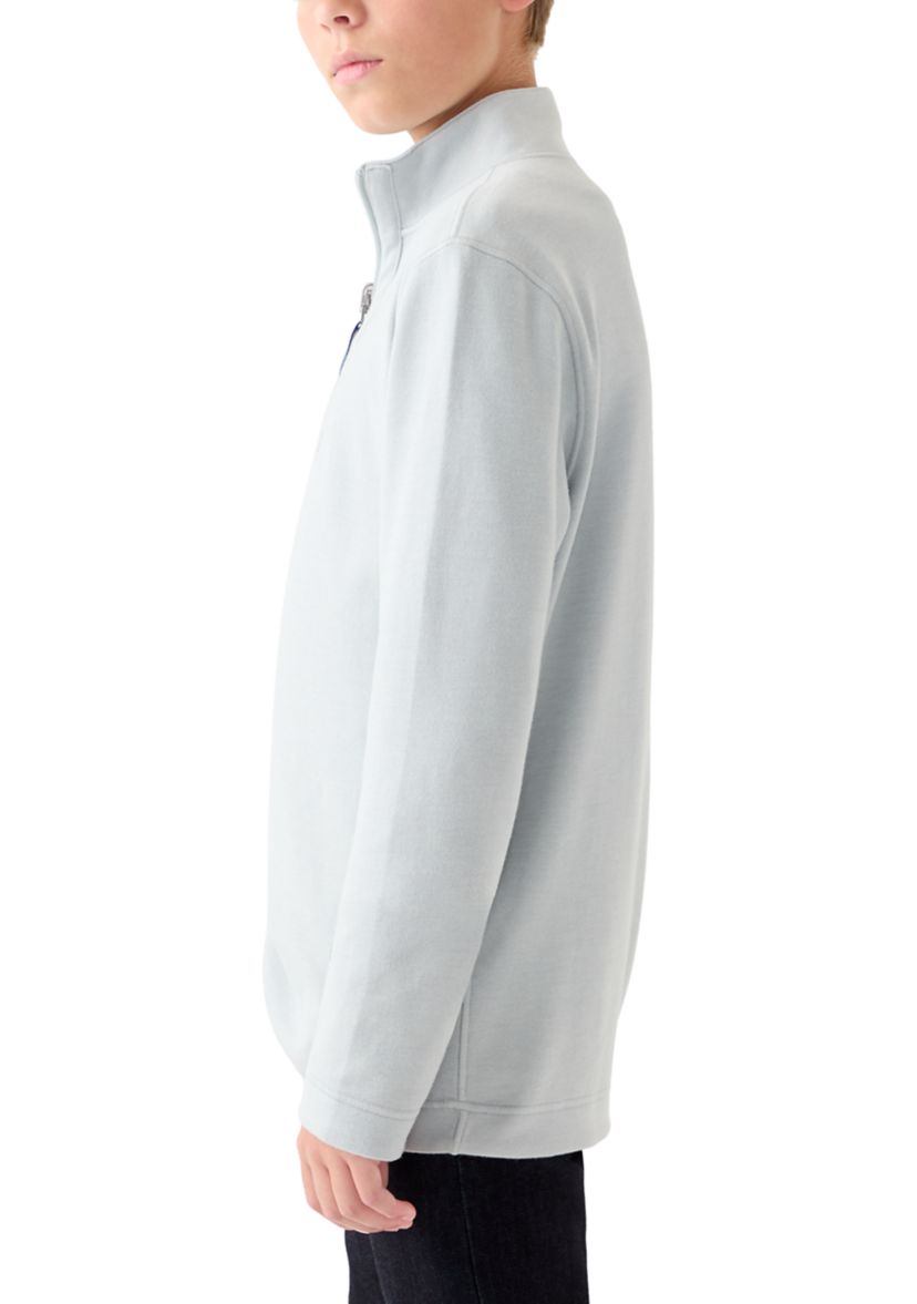 Boys 8-20 Reversible Quarter Zip Pullover
