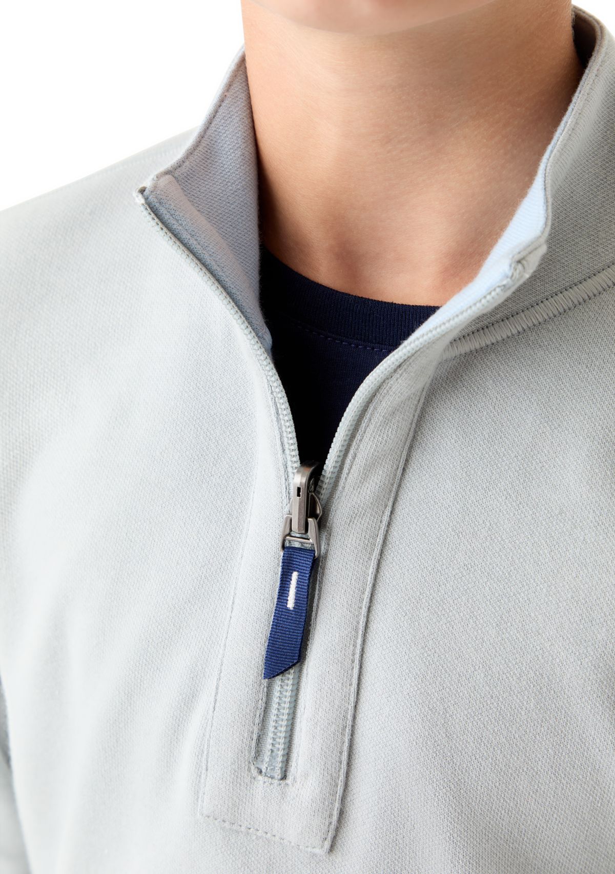 Boys 8-20 Reversible Quarter Zip Pullover