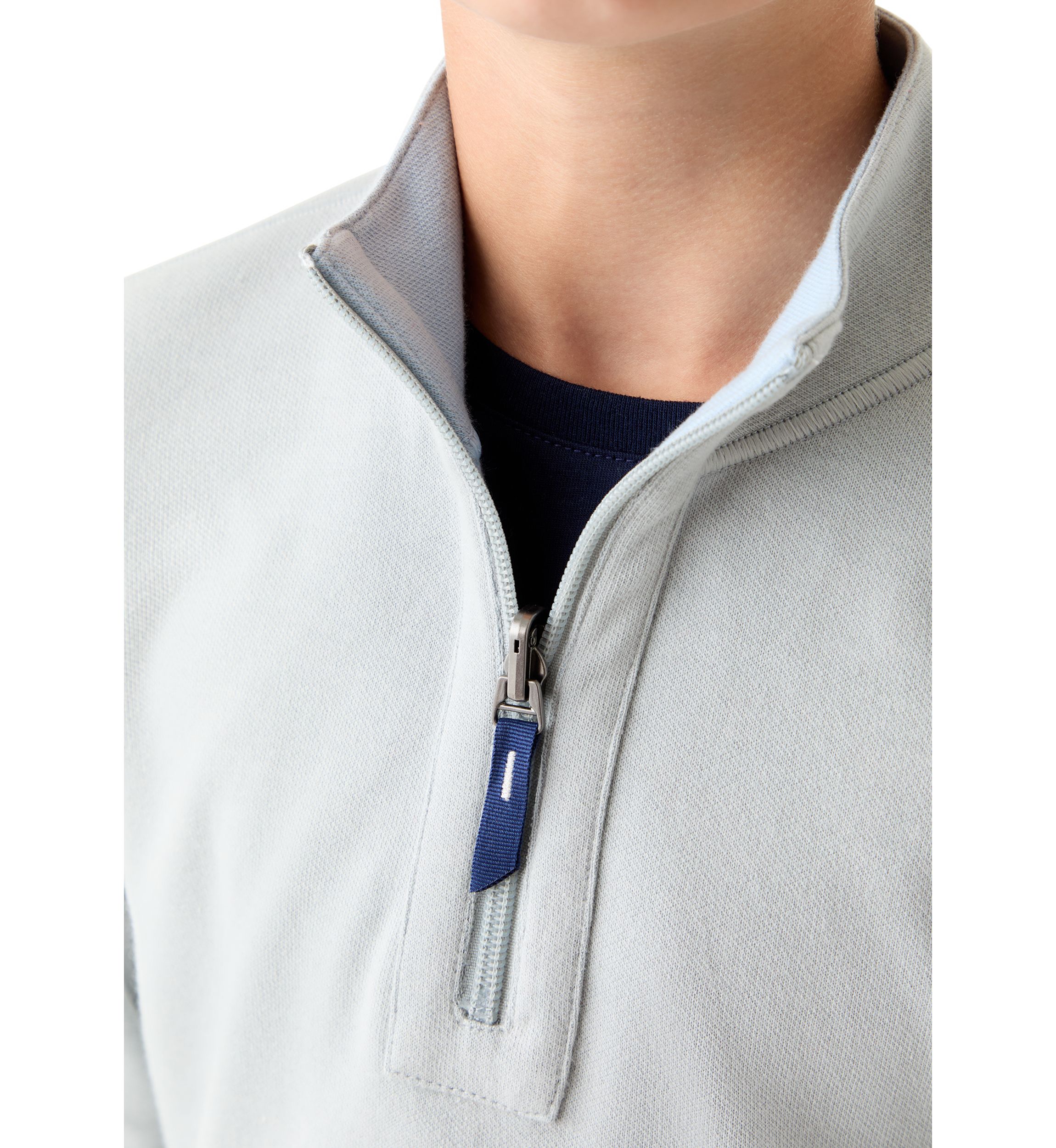 Boys 8-20 Reversible Quarter Zip Pullover