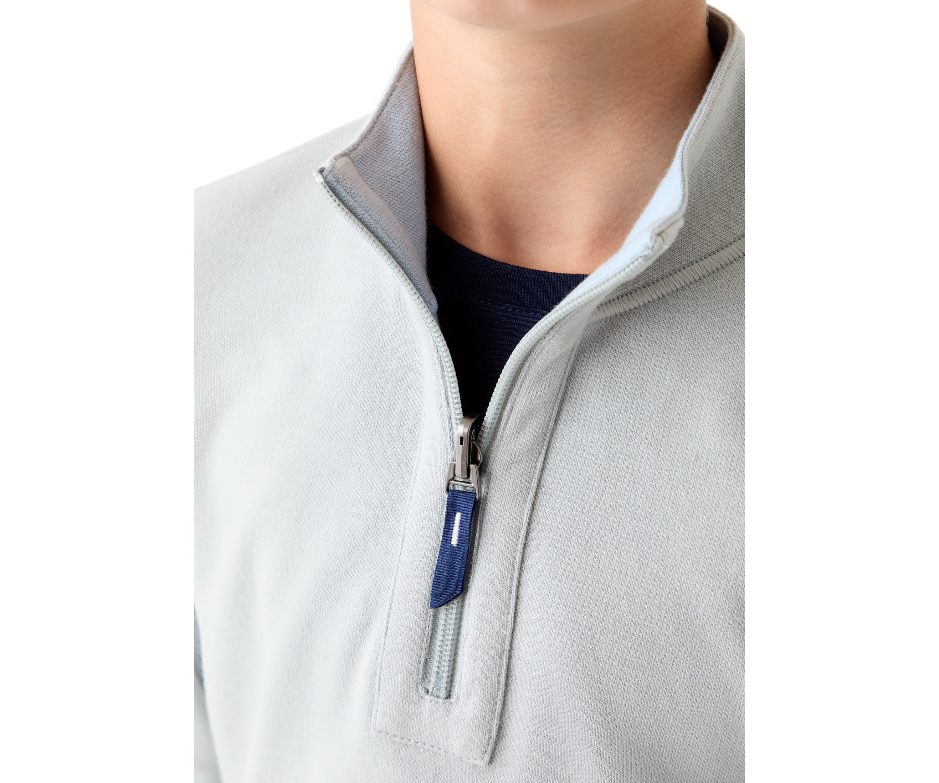 Boys 8-20 Reversible Quarter Zip Pullover