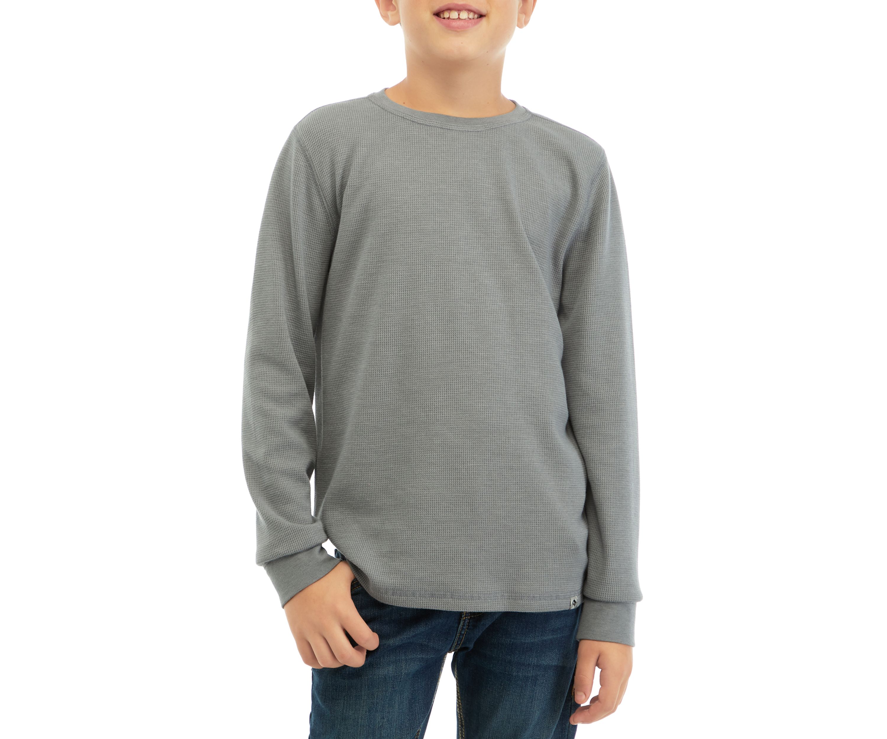 Boys 8-20 Thermal Crew Neck Shirt