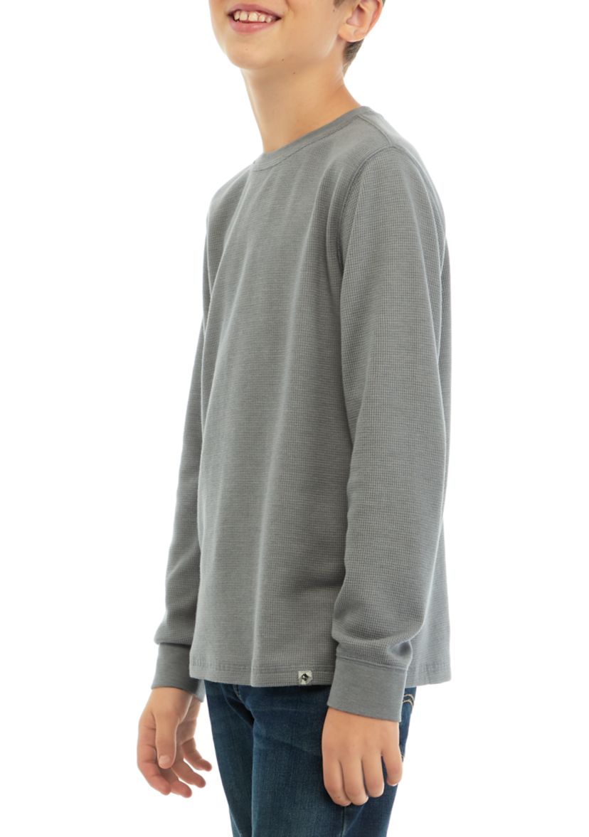 Boys 8-20 Thermal Crew Neck Shirt