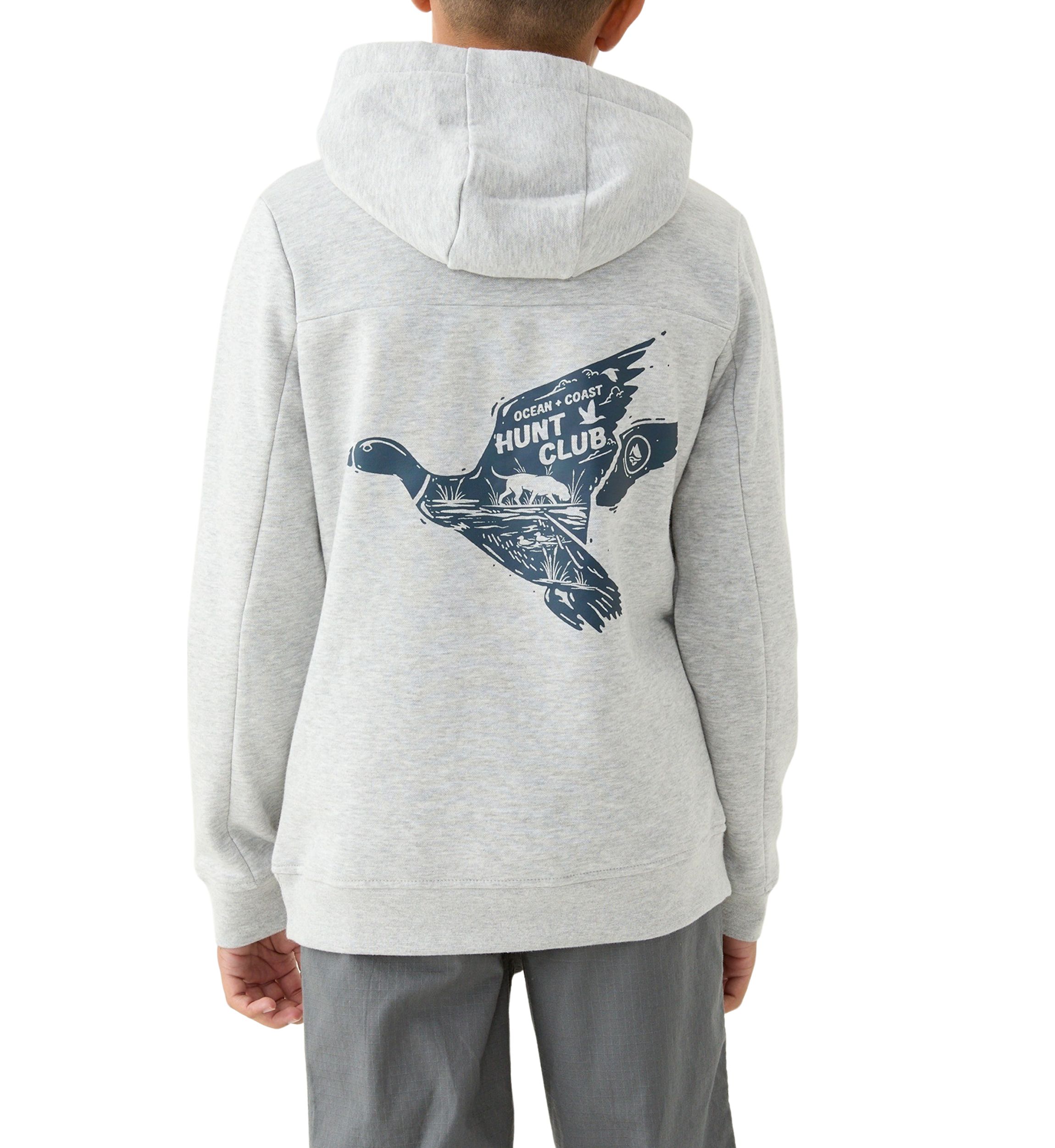 Boys 8-20 Heather Graphic Hoodie