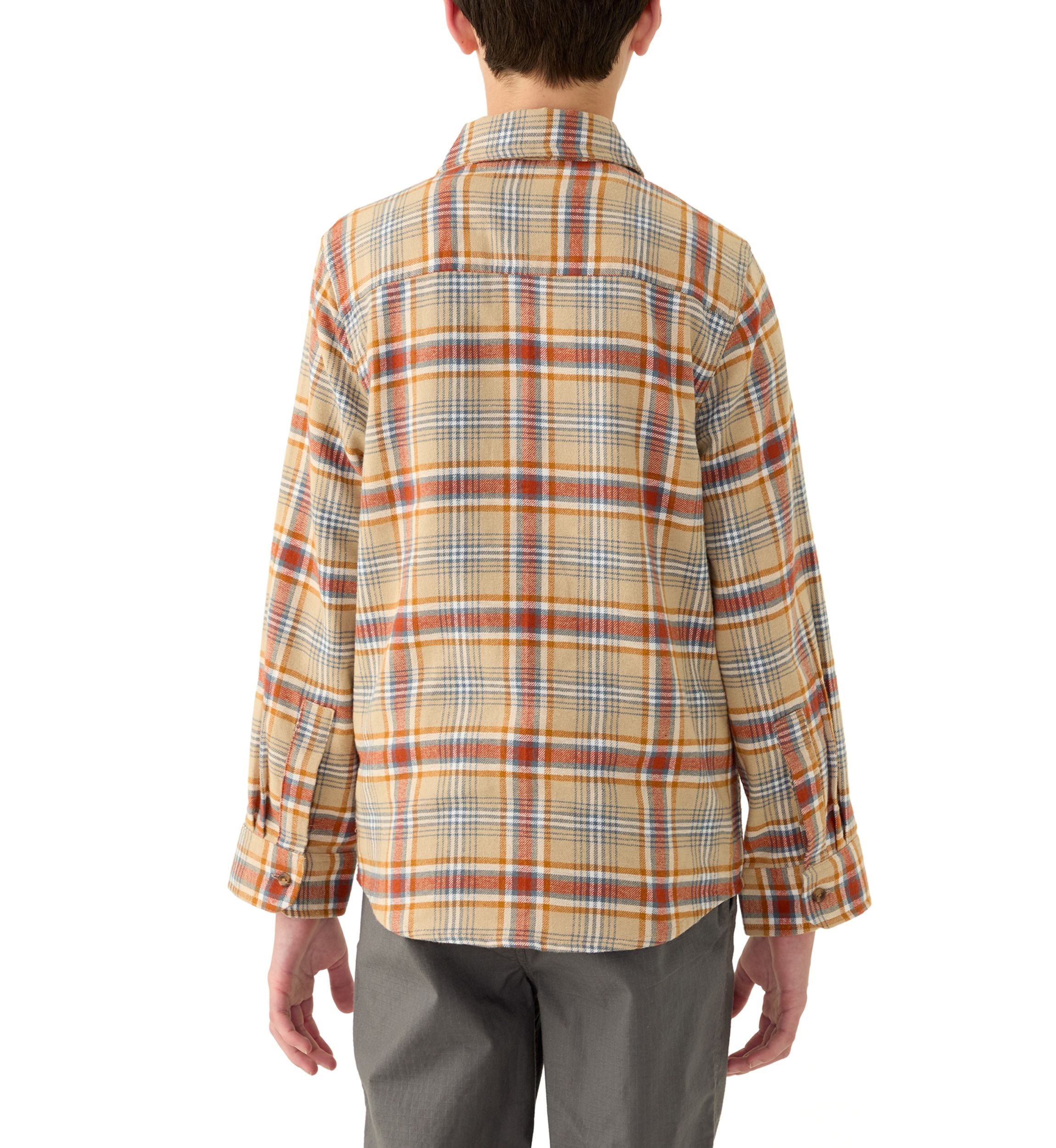 Boys 8-20 Long Sleeve Flannel Shirt