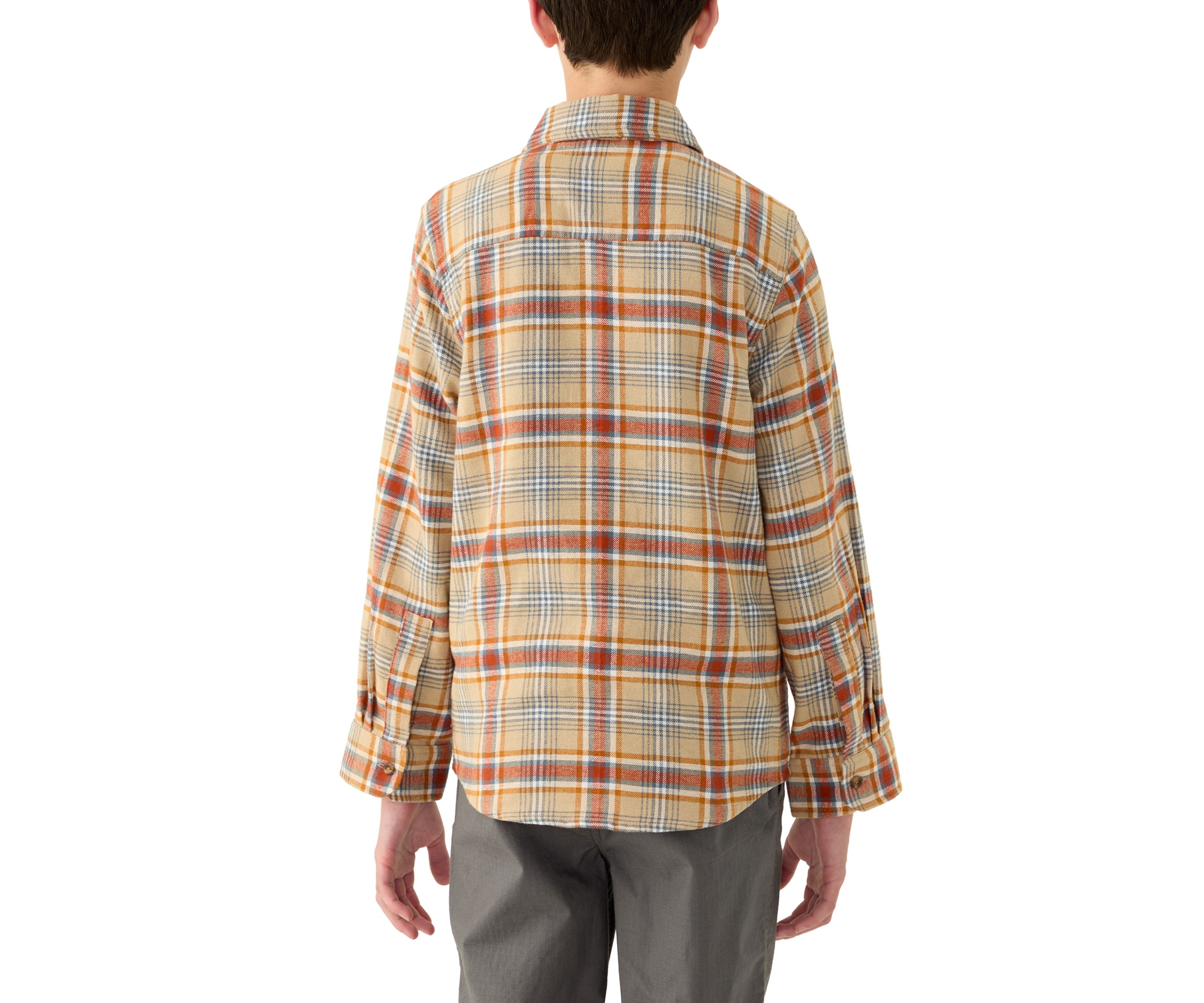 Boys 8-20 Long Sleeve Flannel Shirt