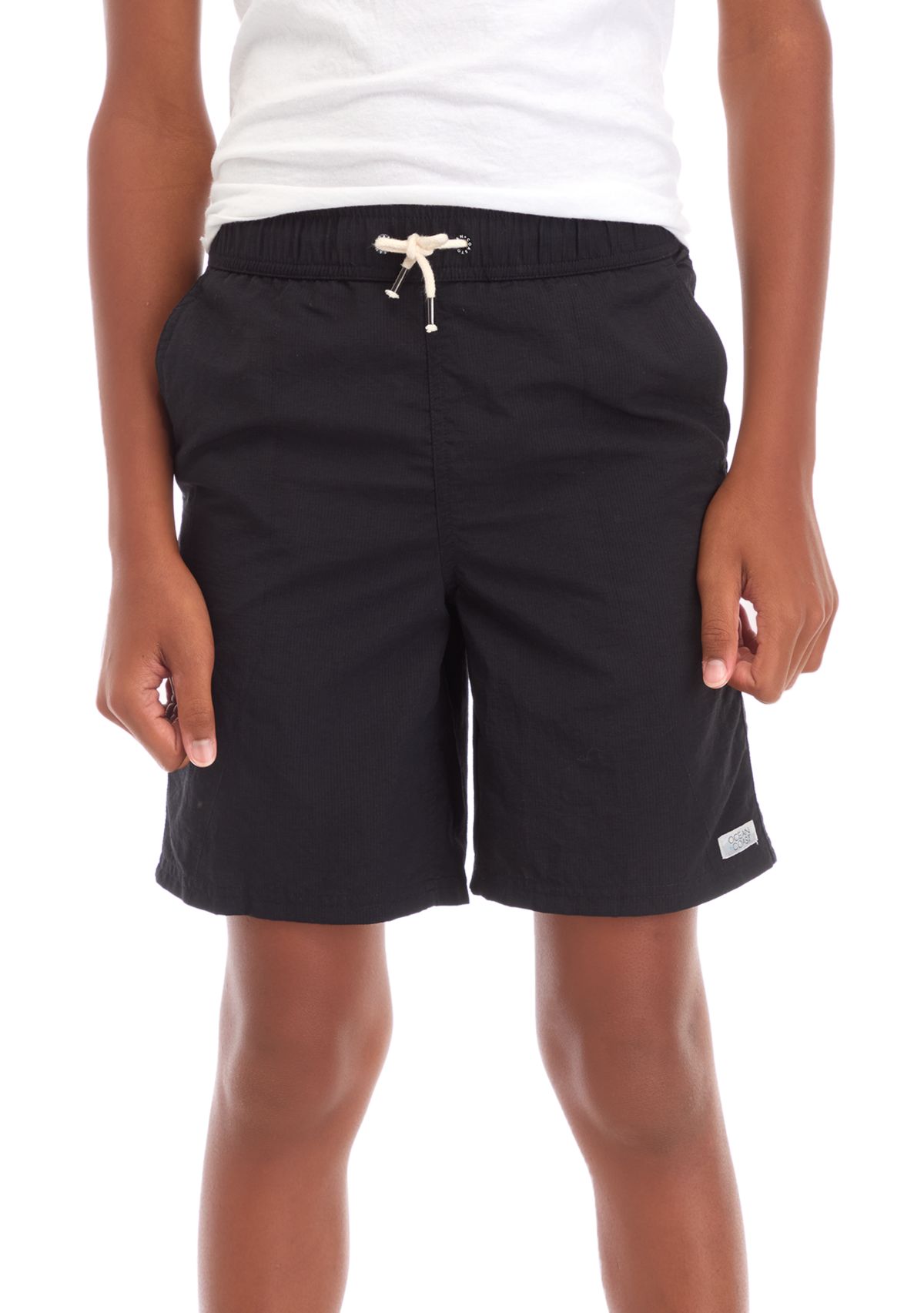 Boys 8-20 Solid Woven Shorts