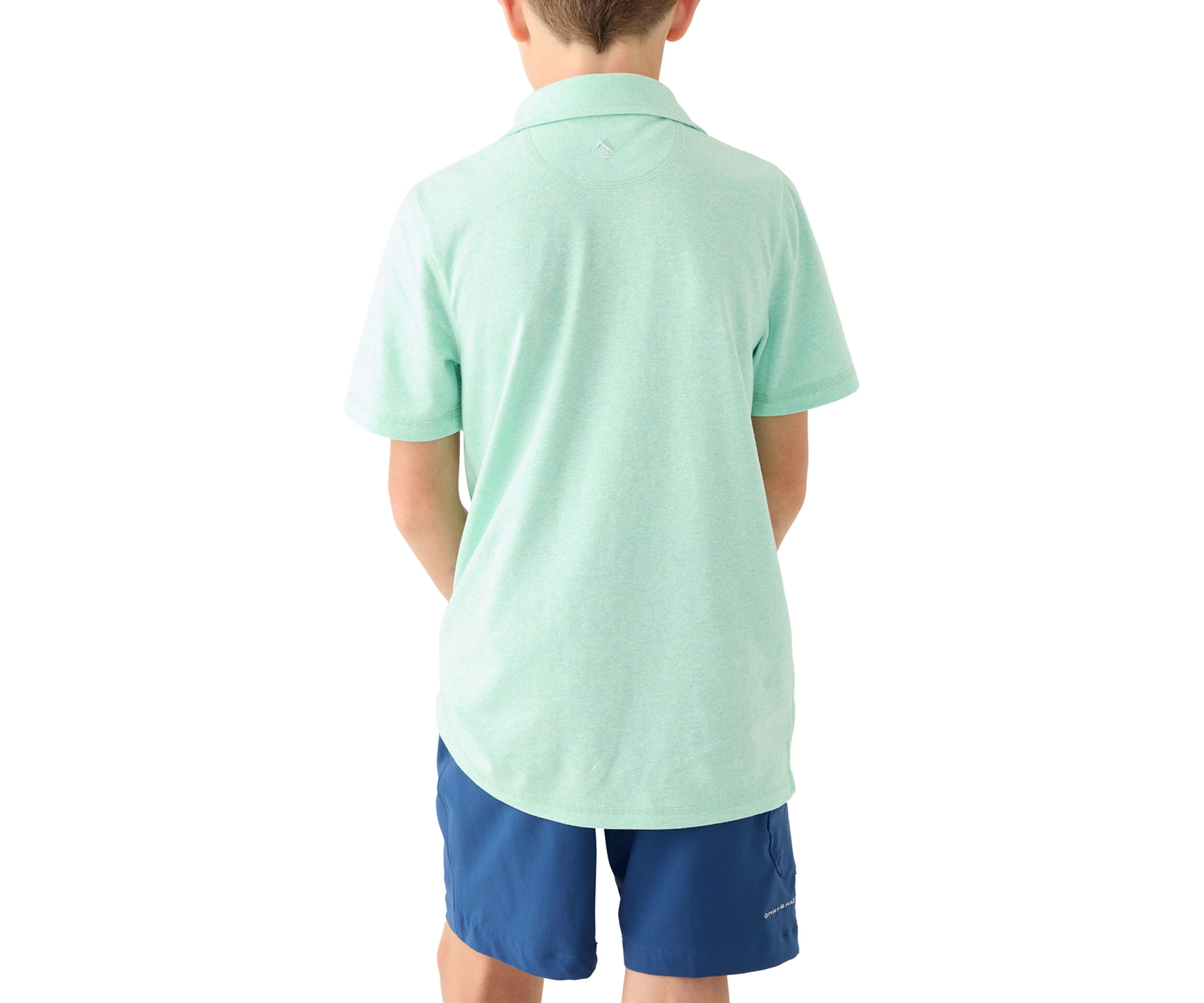 Boys 8-20 Short Sleeve Jaspe Polo Shirt